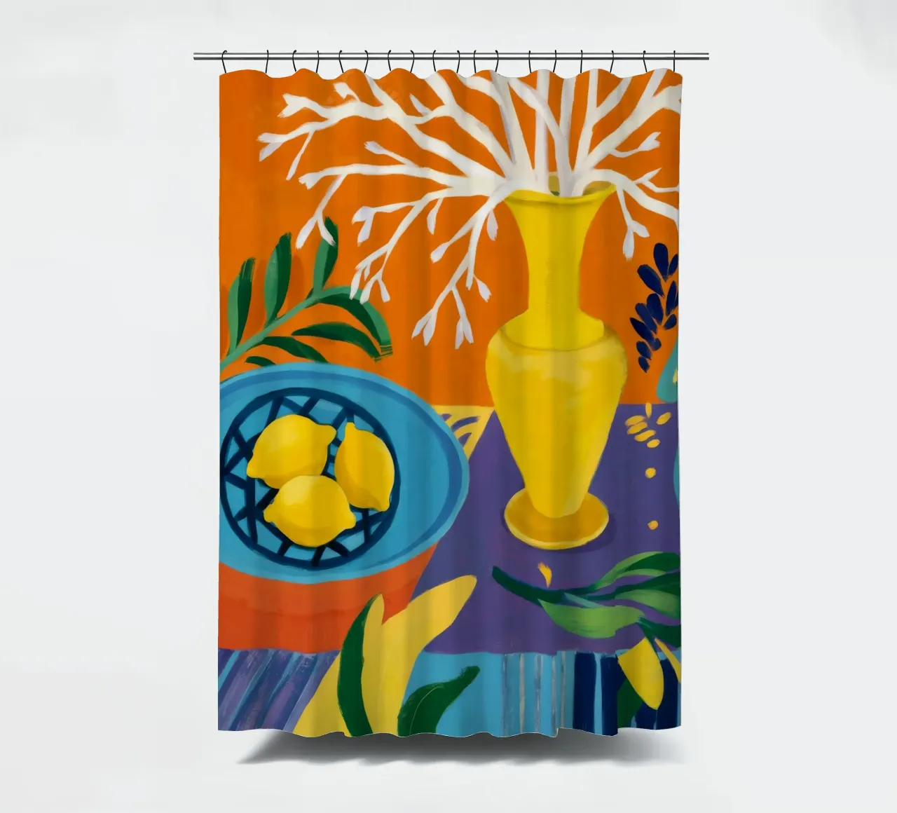 Amethyst-Zitrone hell Duschvorhang von Dawn Light
