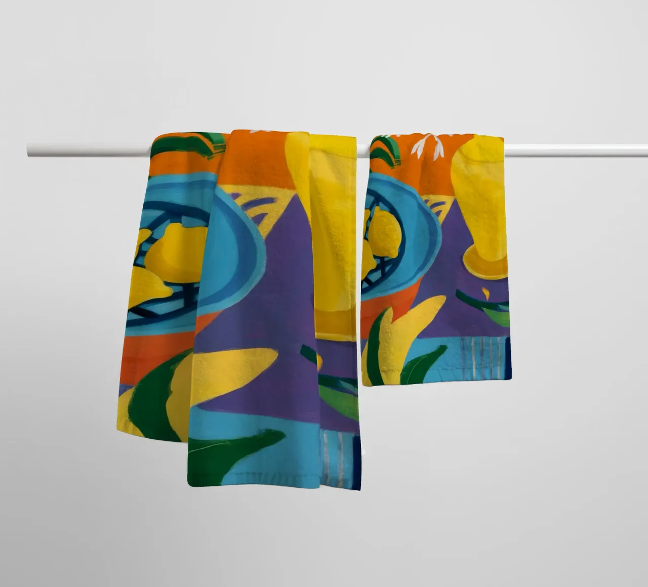 Amethyst-Zitrone hell Handtuch von Dawn Light