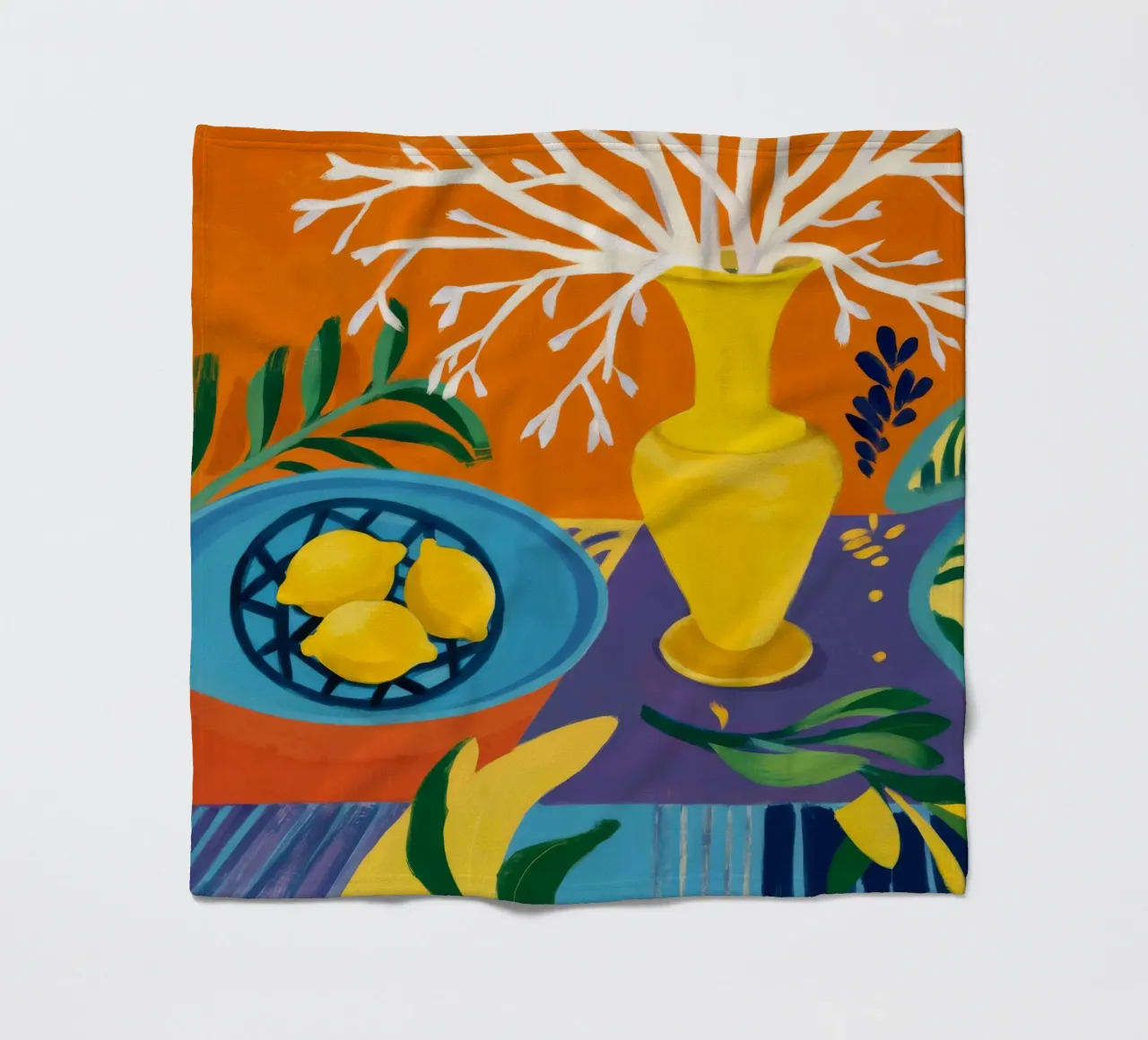 Amethyst-Zitrone hell Fleecedecke von Dawn Light