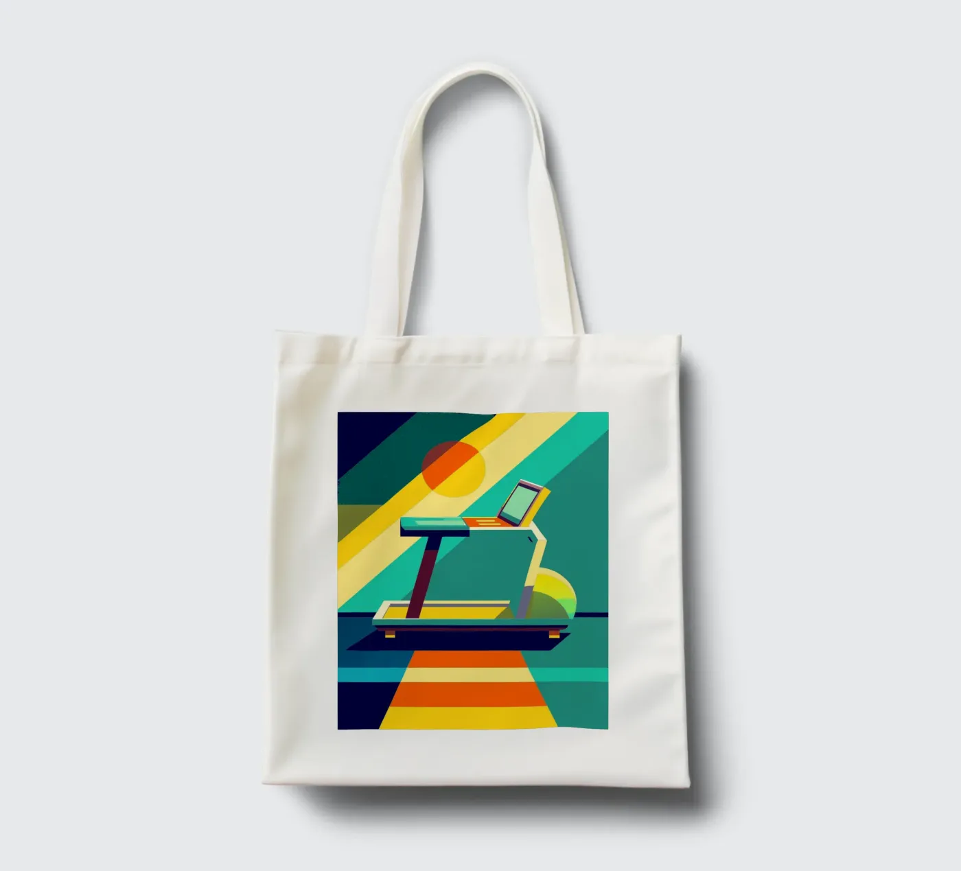 tradmill vector tote bag by zaidza