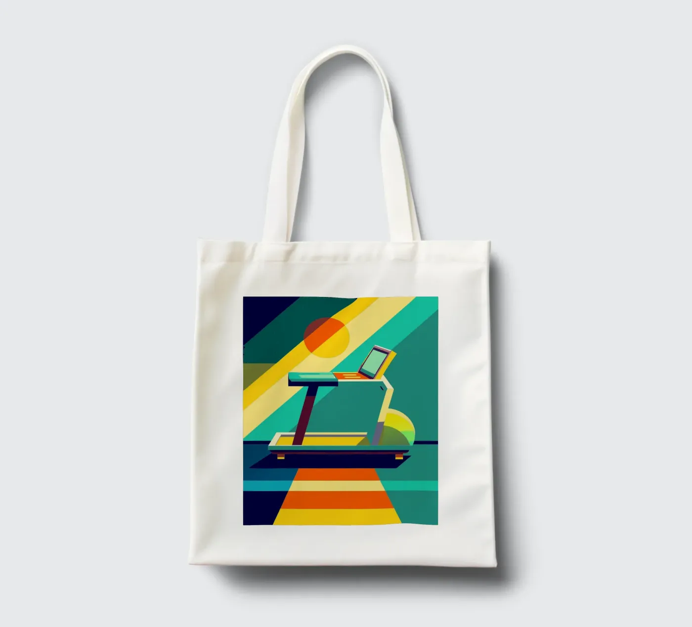 tradmill vector tote bag by zaidza