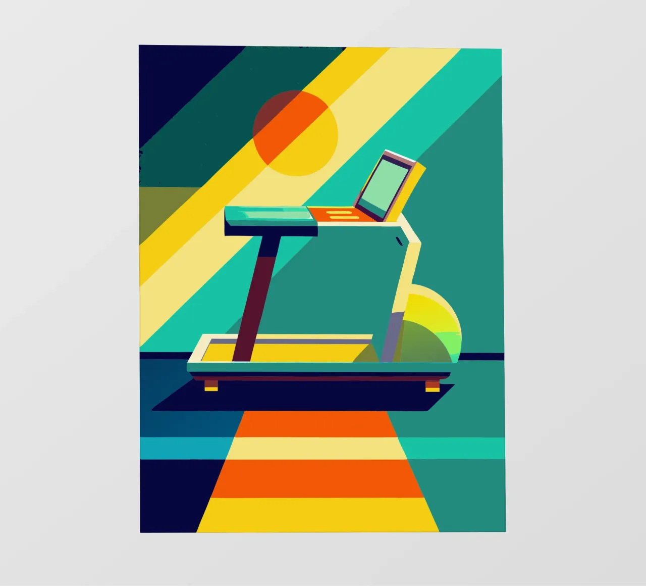 vector handelsmolen fotobehang van zaidza