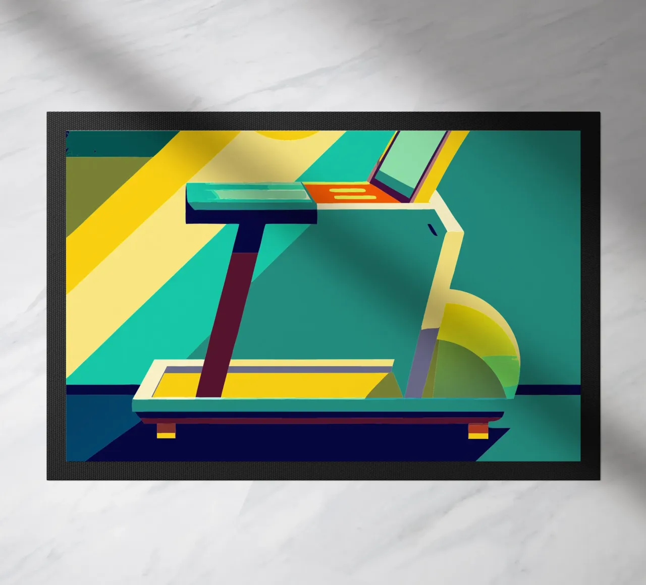 tradmill vector doormat by zaidza