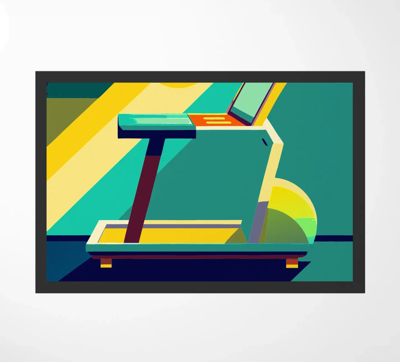 tradmill vector doormat by zaidza