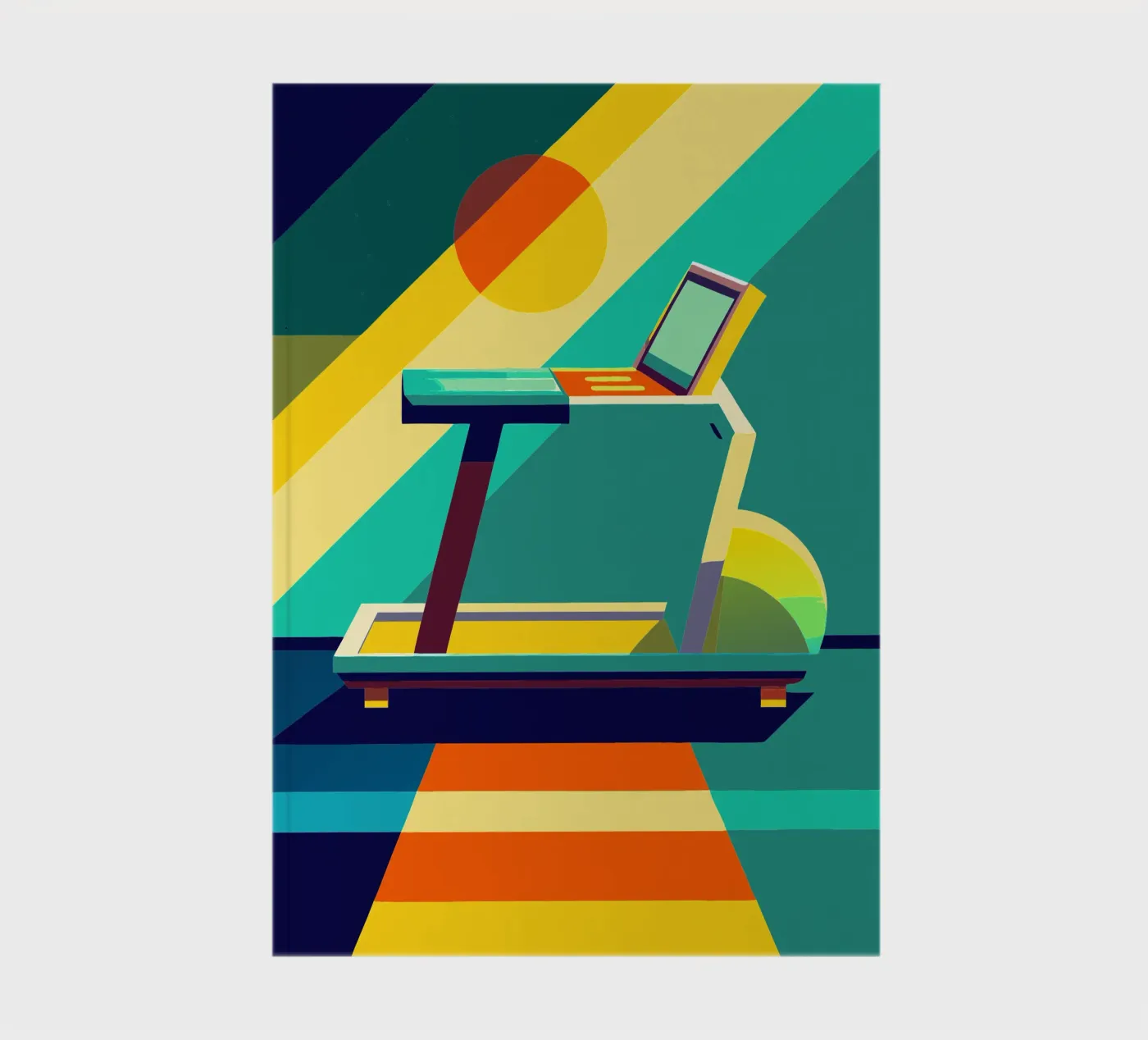 tradmill vector notebook by zaidza