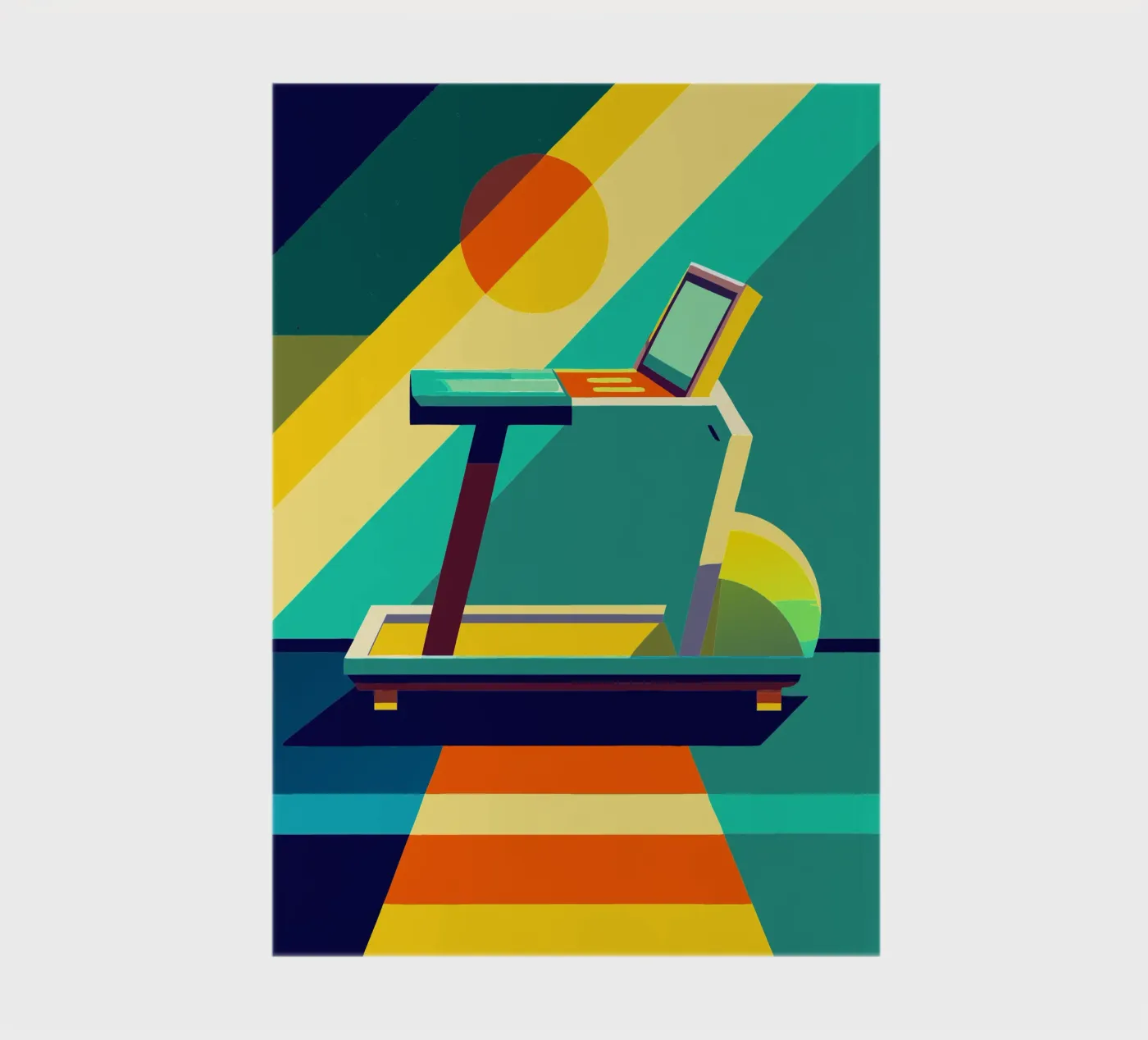 tradmill vector notebook by zaidza
