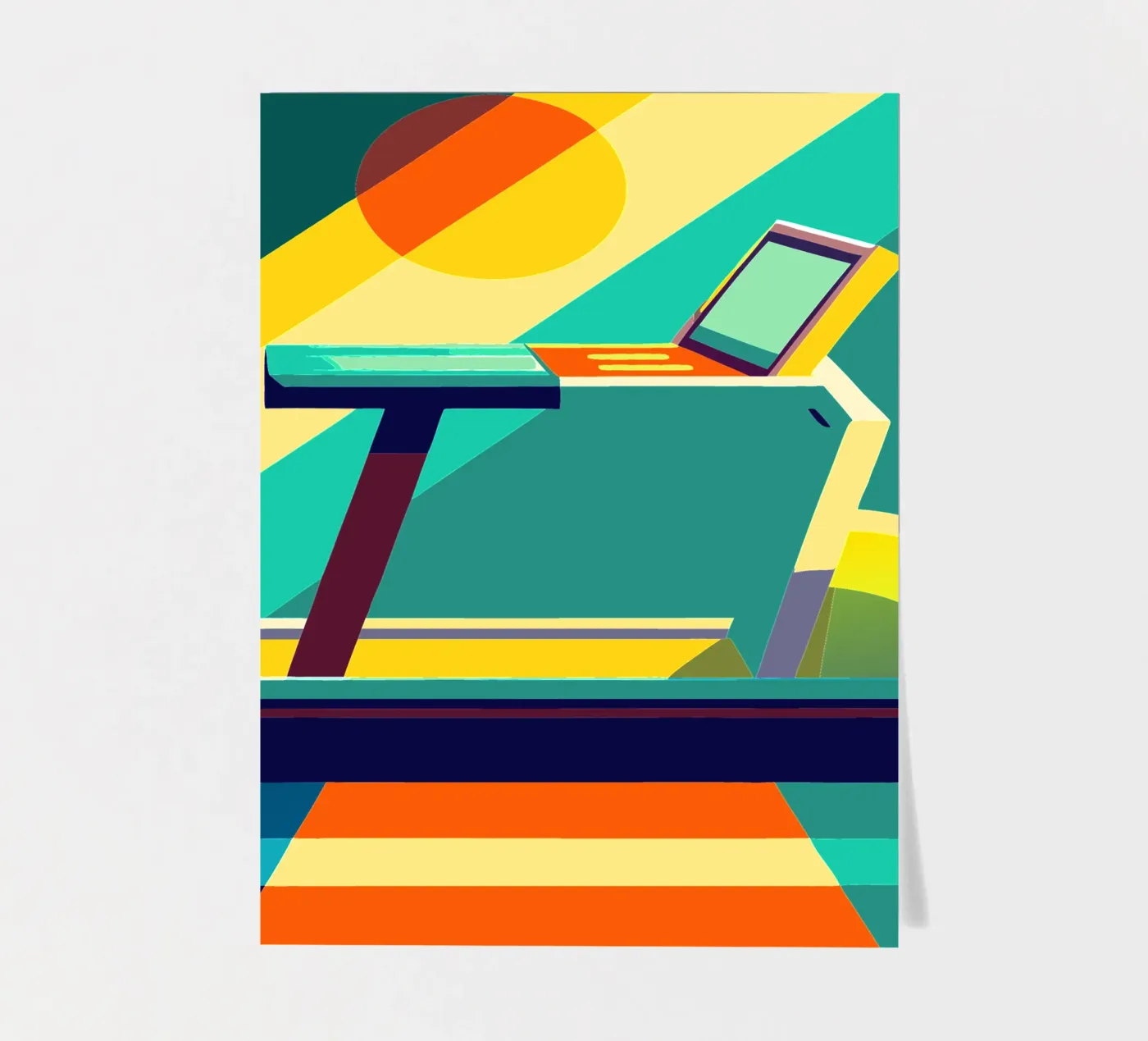 tradmill vector foglio adesivo da zaidza