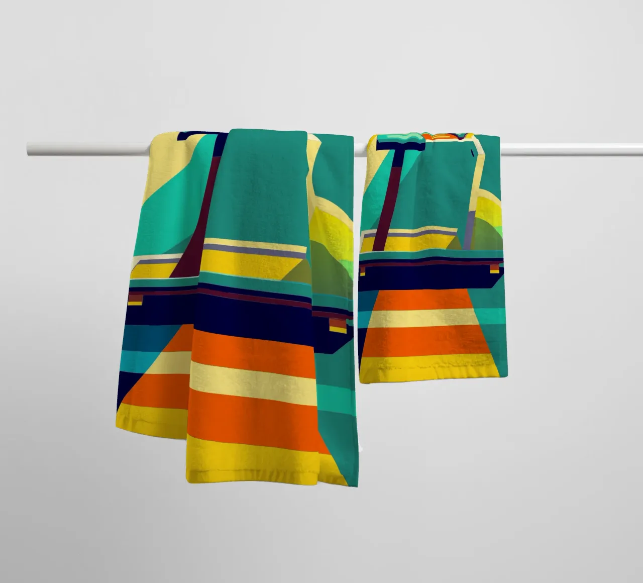 tradmill vector towel by zaidza