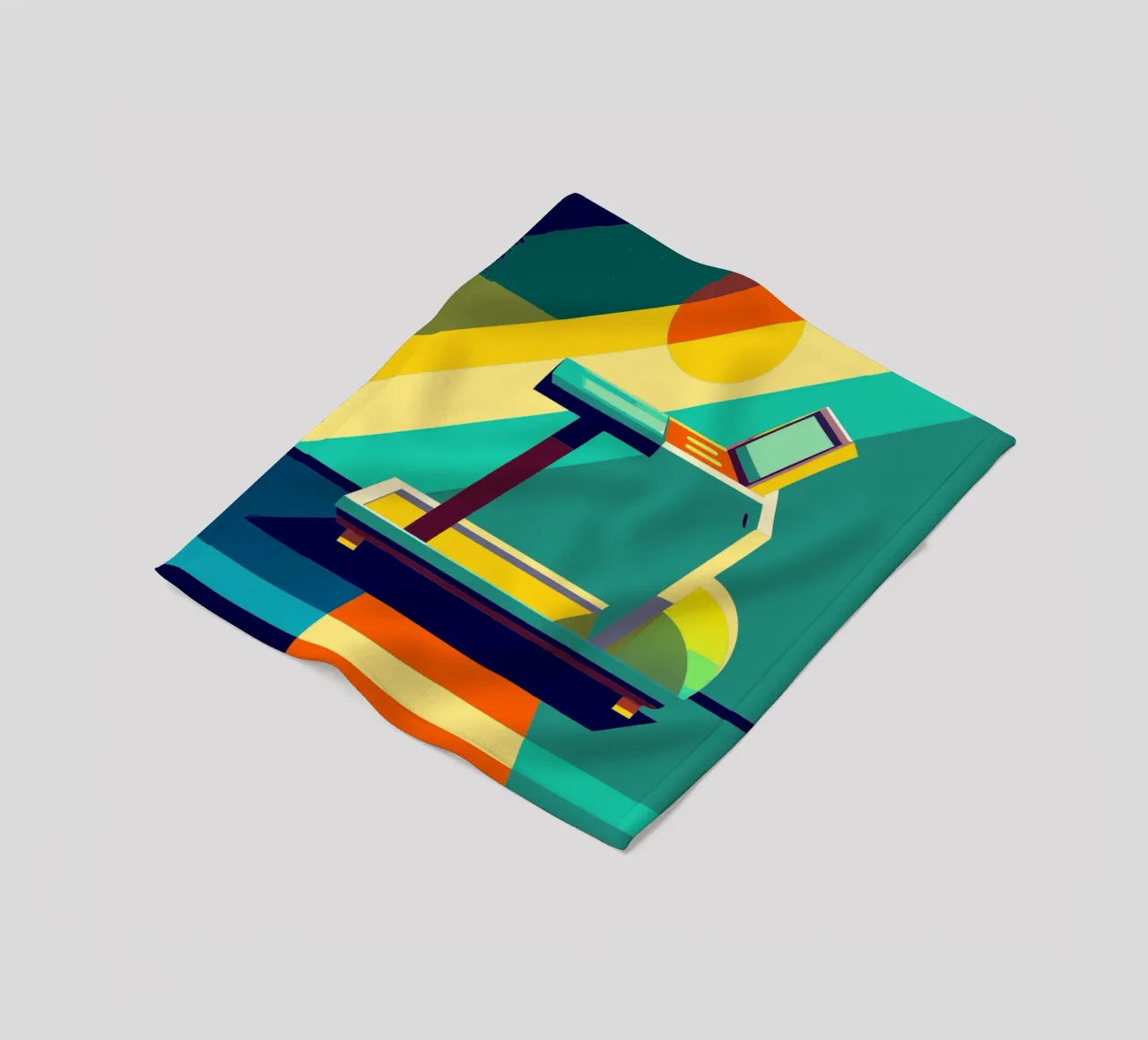 tradmill vector Fleecedecke von zaidza