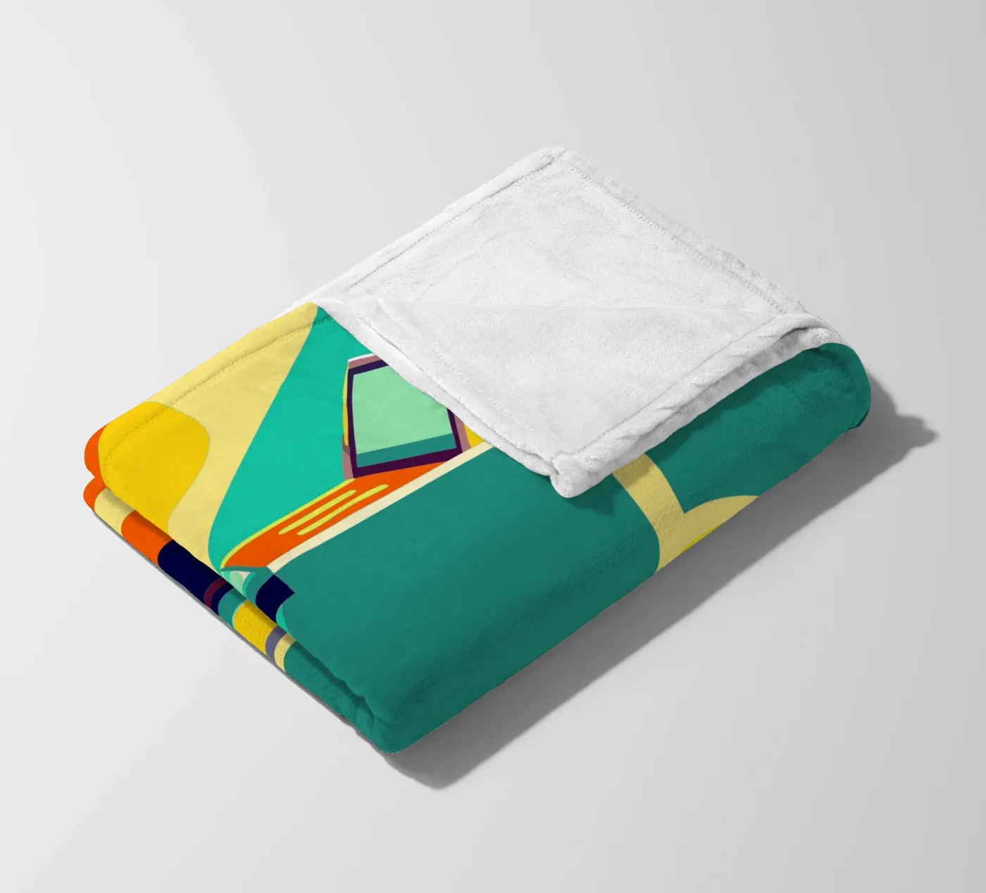 tradmill vector fleece blanket by zaidza