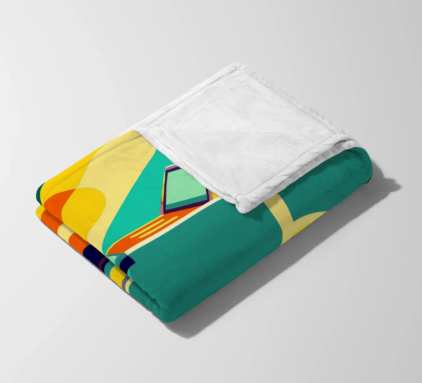 tradmill vector fleece blanket by zaidza
