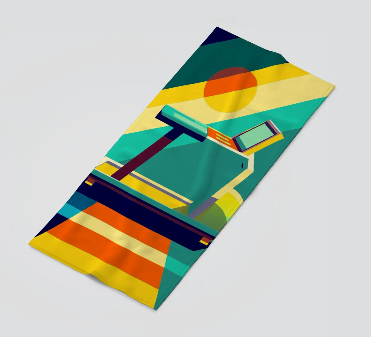 vector handelsmolen strandhanddoek van zaidza