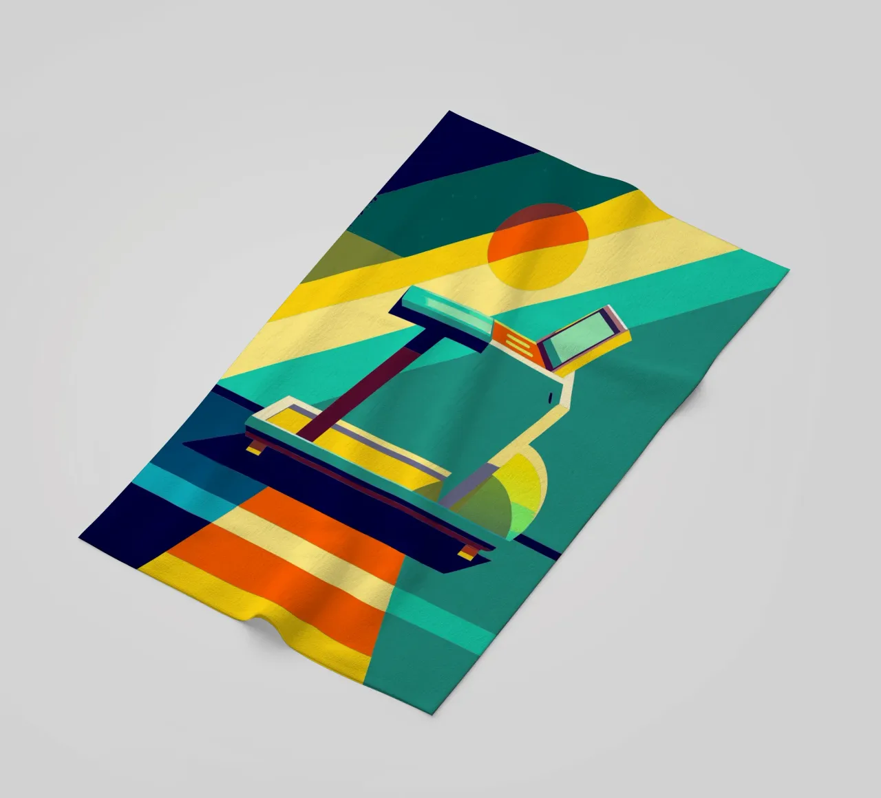 vector handelsmolen strandhanddoek van zaidza