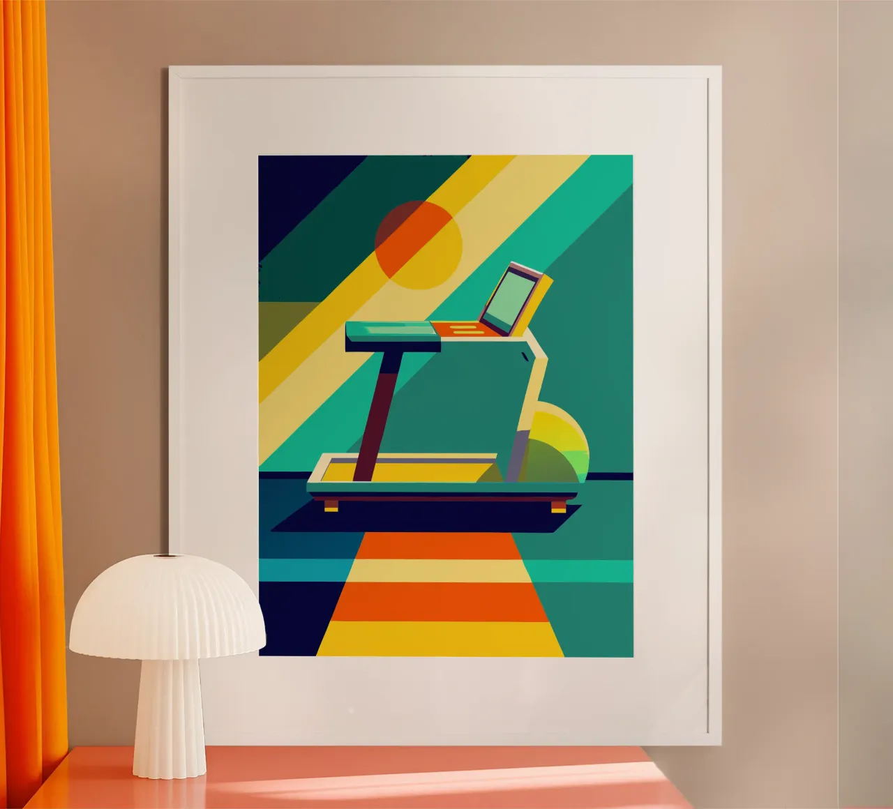 tradmill vector poster by zaidza