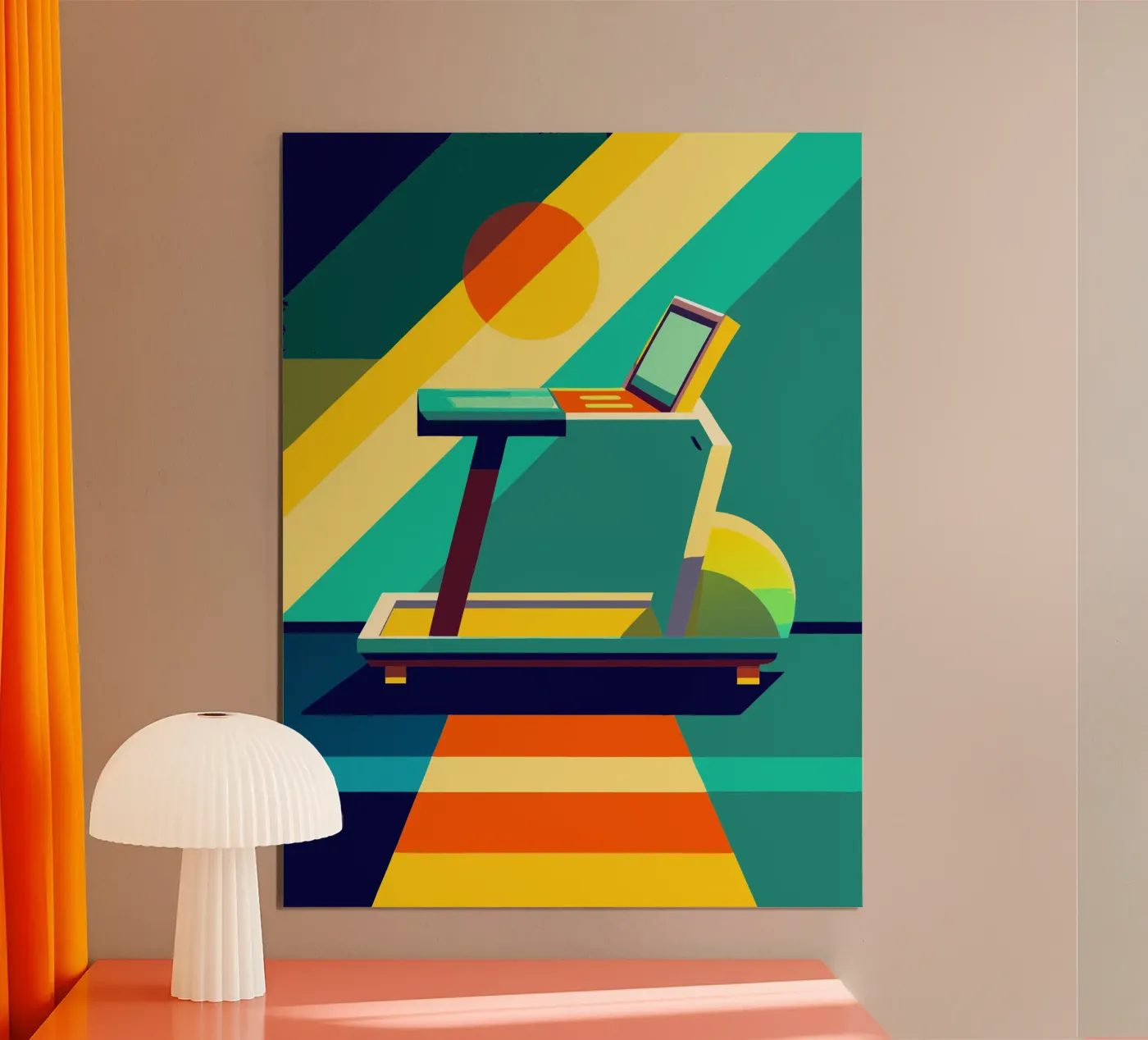 tradmill vector poster by zaidza