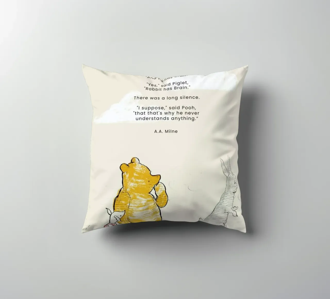 Rabbit cuscino da Vintage by JUNIQE
