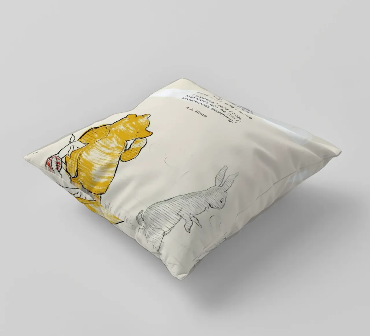 Rabbit cuscino da Vintage by JUNIQE