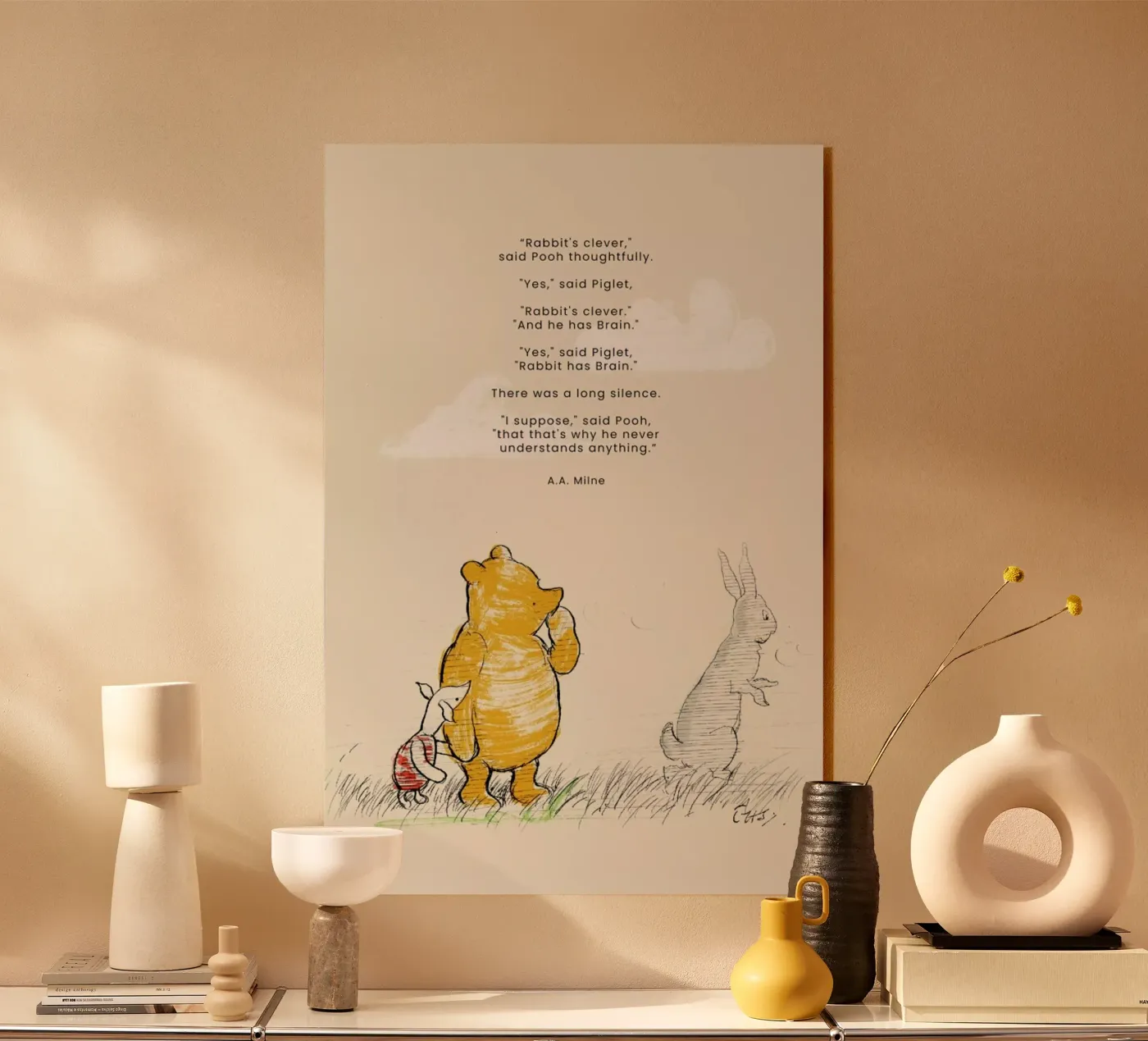 Rabbit plexiglas de Vintage by JUNIQE