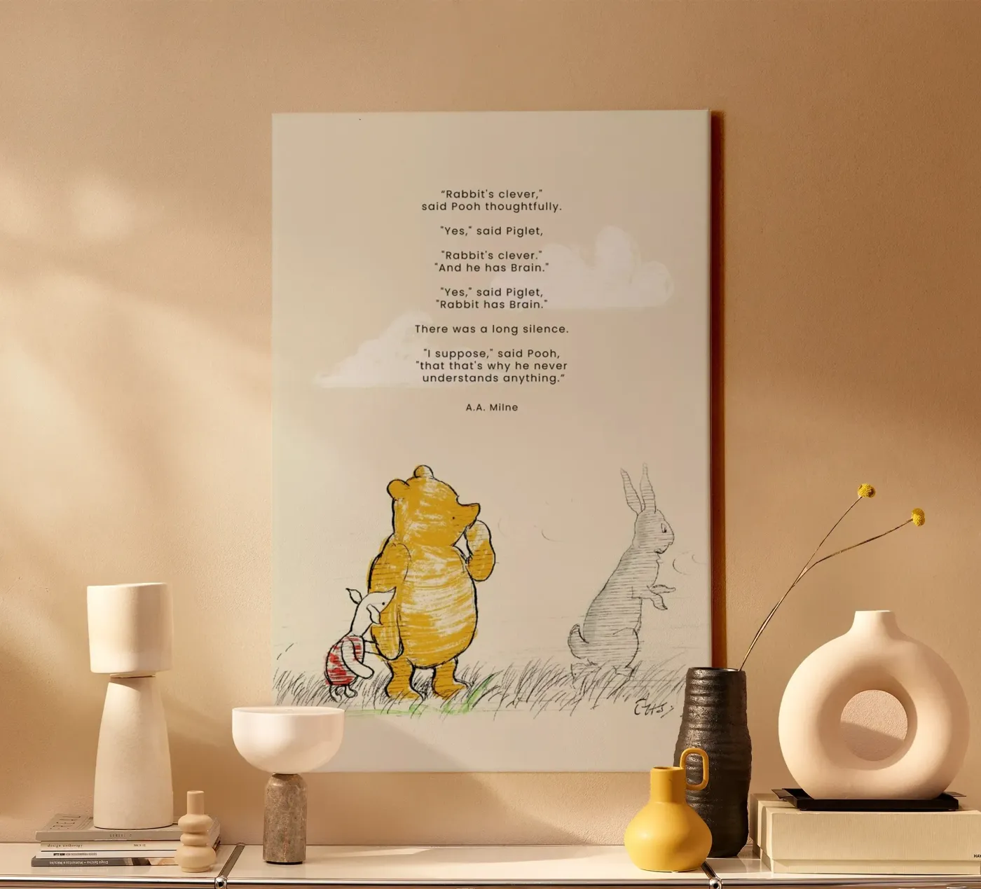 Rabbit tela da Vintage by JUNIQE