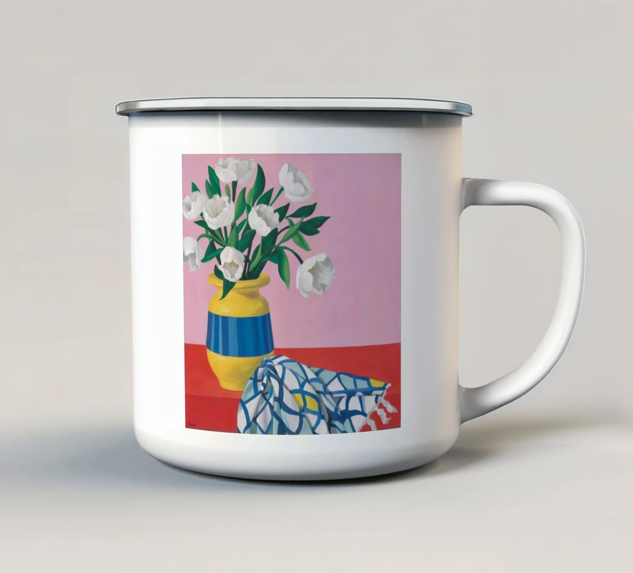Tulipano Serenity Bloom tazza in smalto da Dawn Light