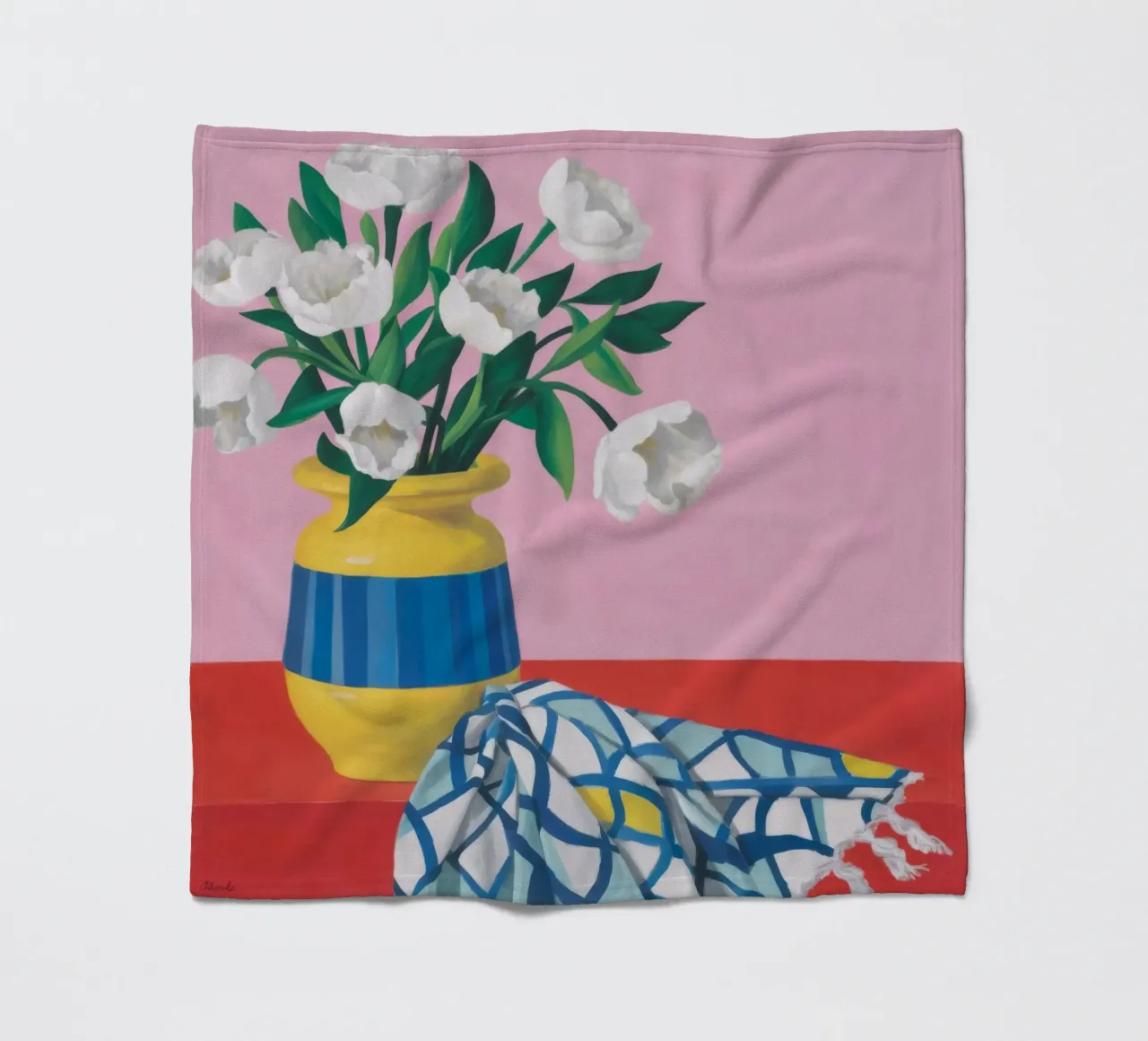 Tulipano Serenity Bloom coperta in pile da Dawn Light
