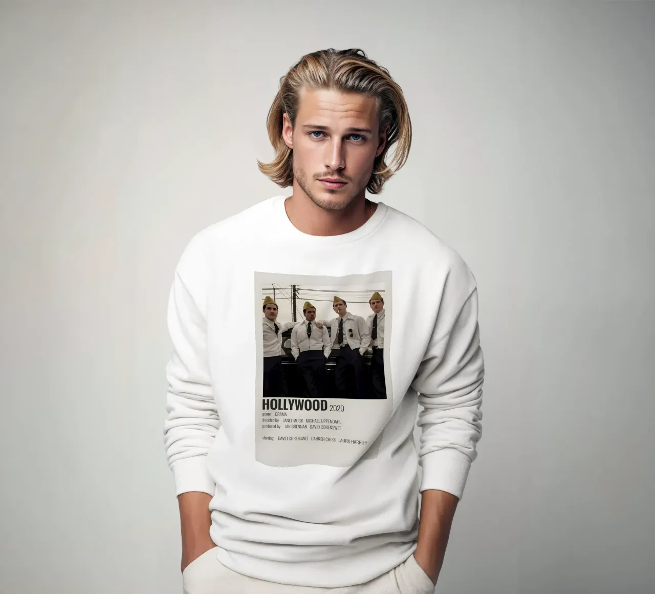 HOLLYWOOD 2020 felpa da MVFminimalist