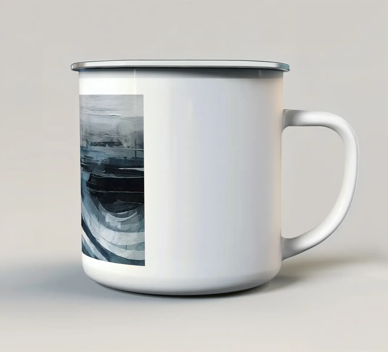 Arte da parete di Imagine tazza in smalto da Imagine
