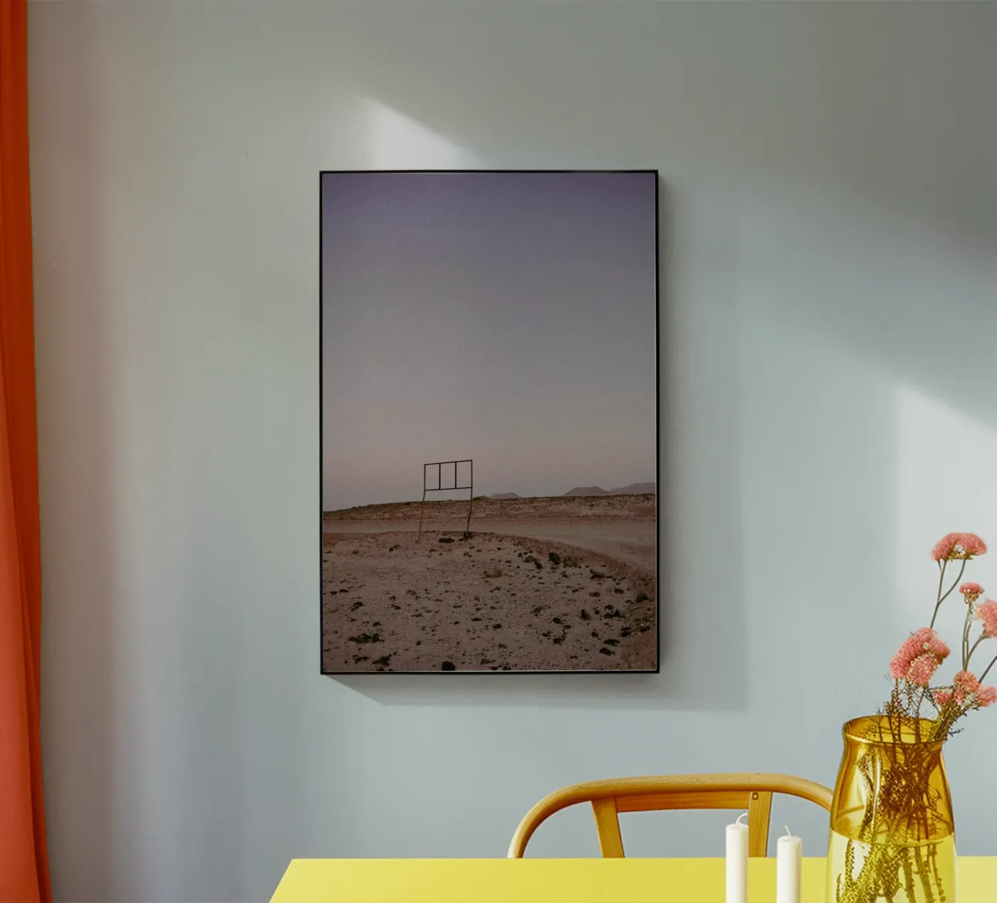 Blue Desert acryl van Chris Abatzis