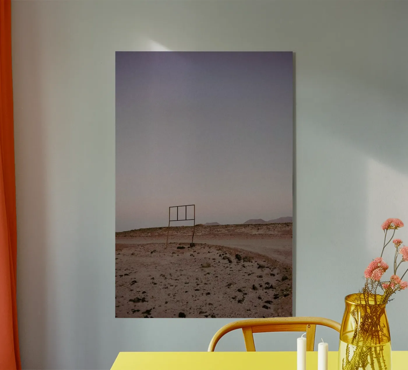 Blue Desert acryl van Chris Abatzis