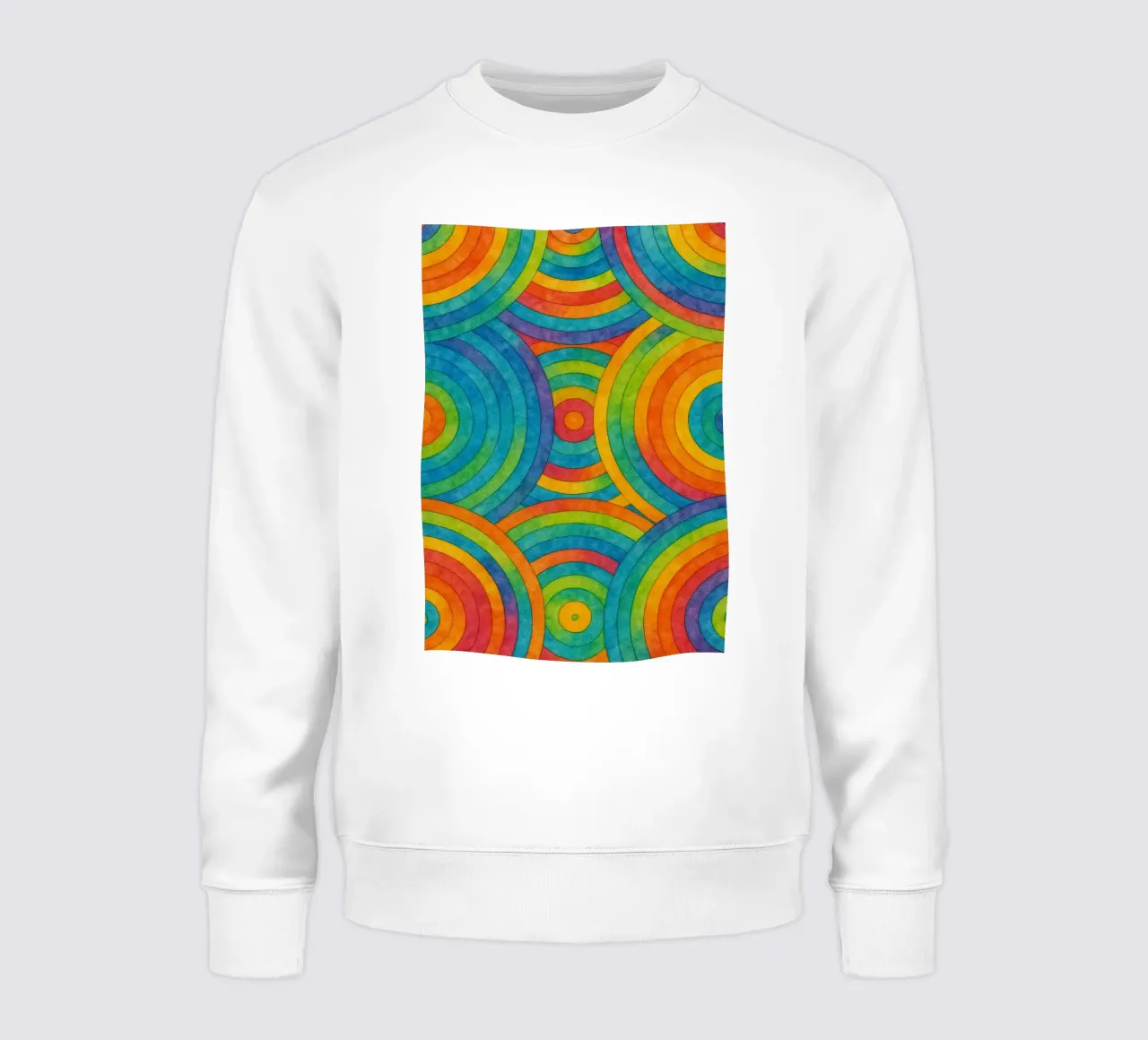 círculo geométrico abstracto línea sudadera de arkhanz