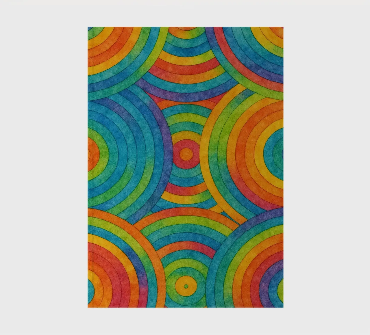 abstract geometric circle line notebook by arkhanz