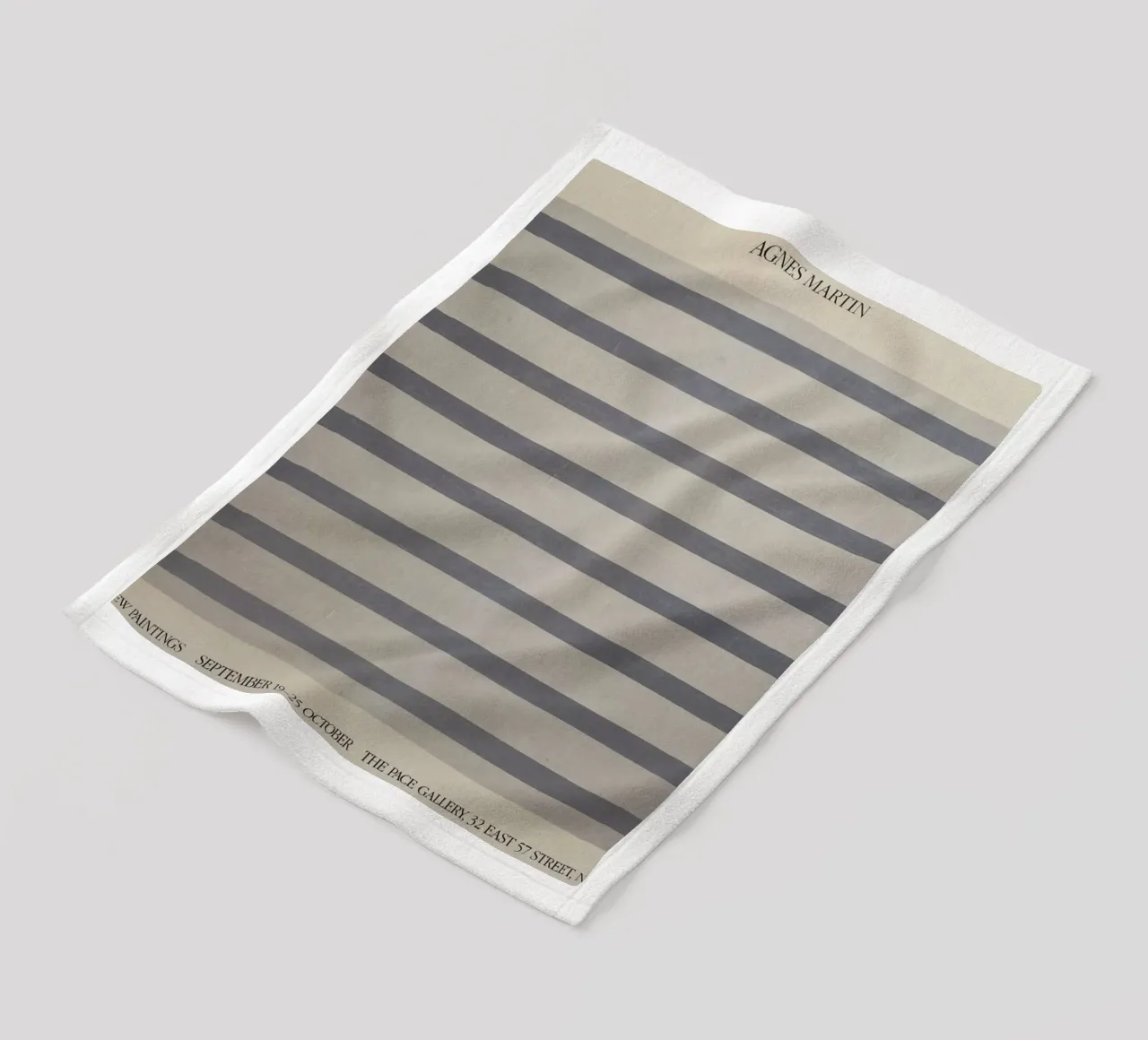 Agnes Martin New Paintings fleece blanket by Alishasteel