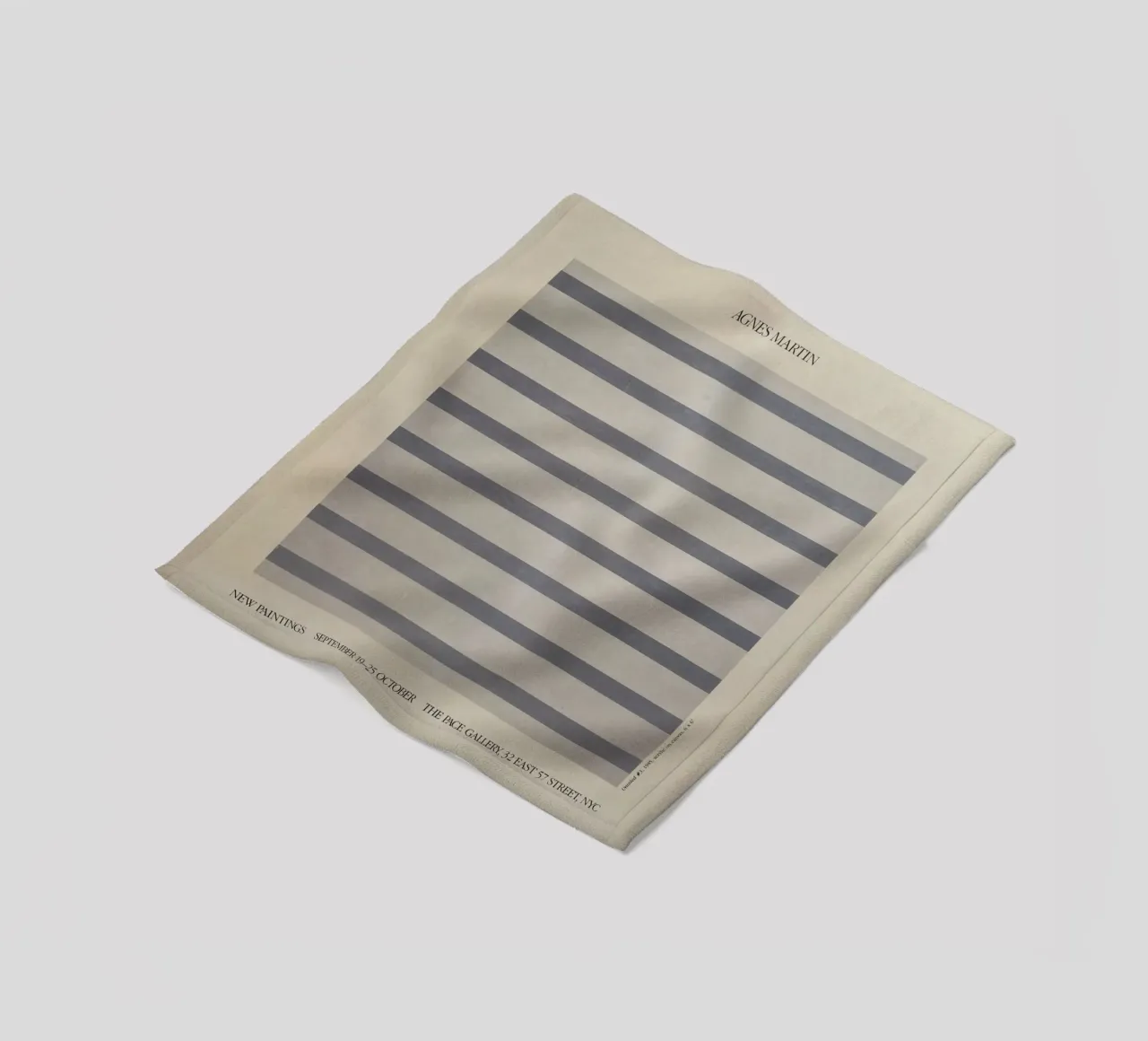 Agnes Martin New Paintings fleece blanket by Alishasteel