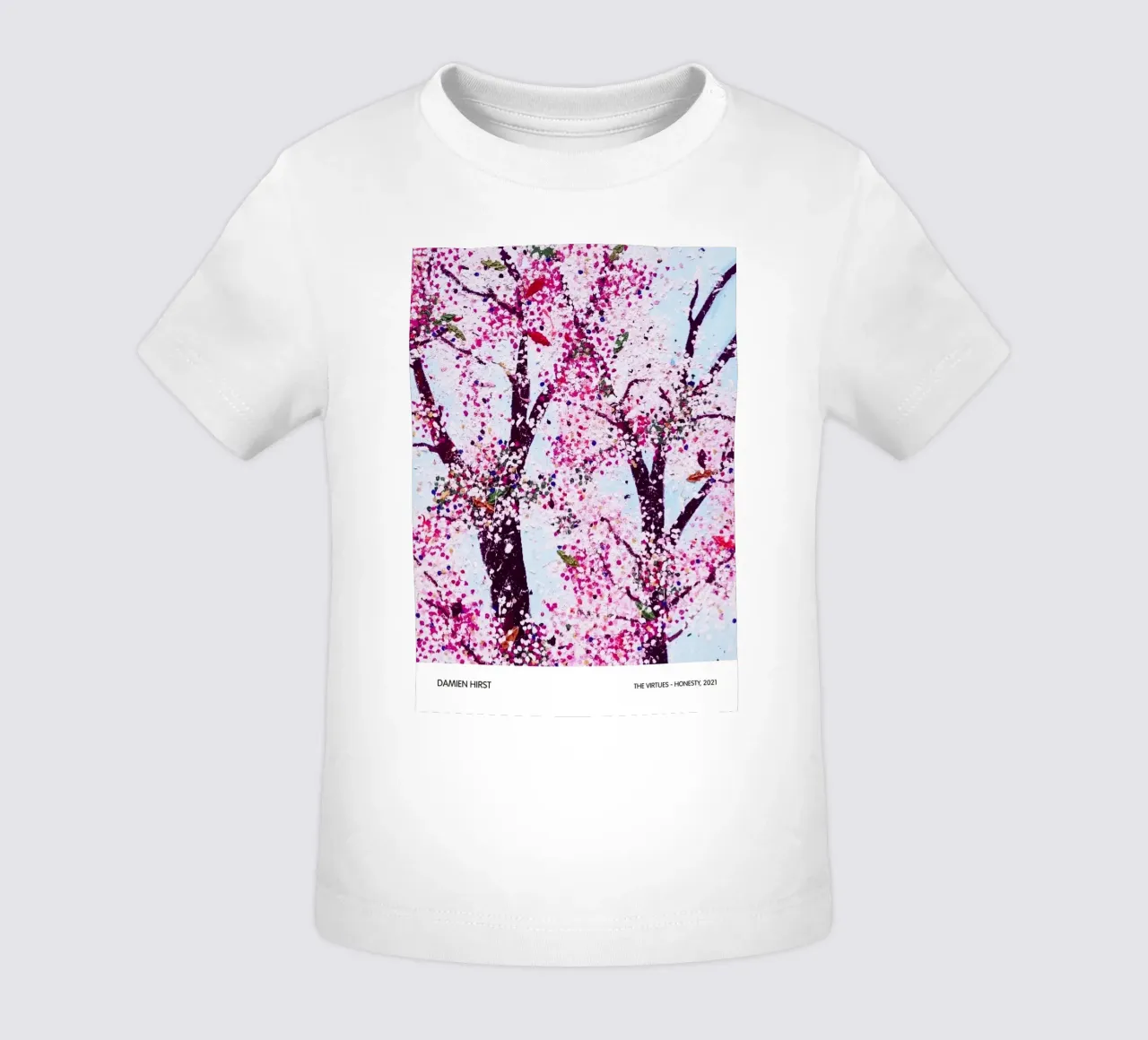 Damien Hirst Albero di ciliegio in fiore maglietta neonato da Romeyoprints