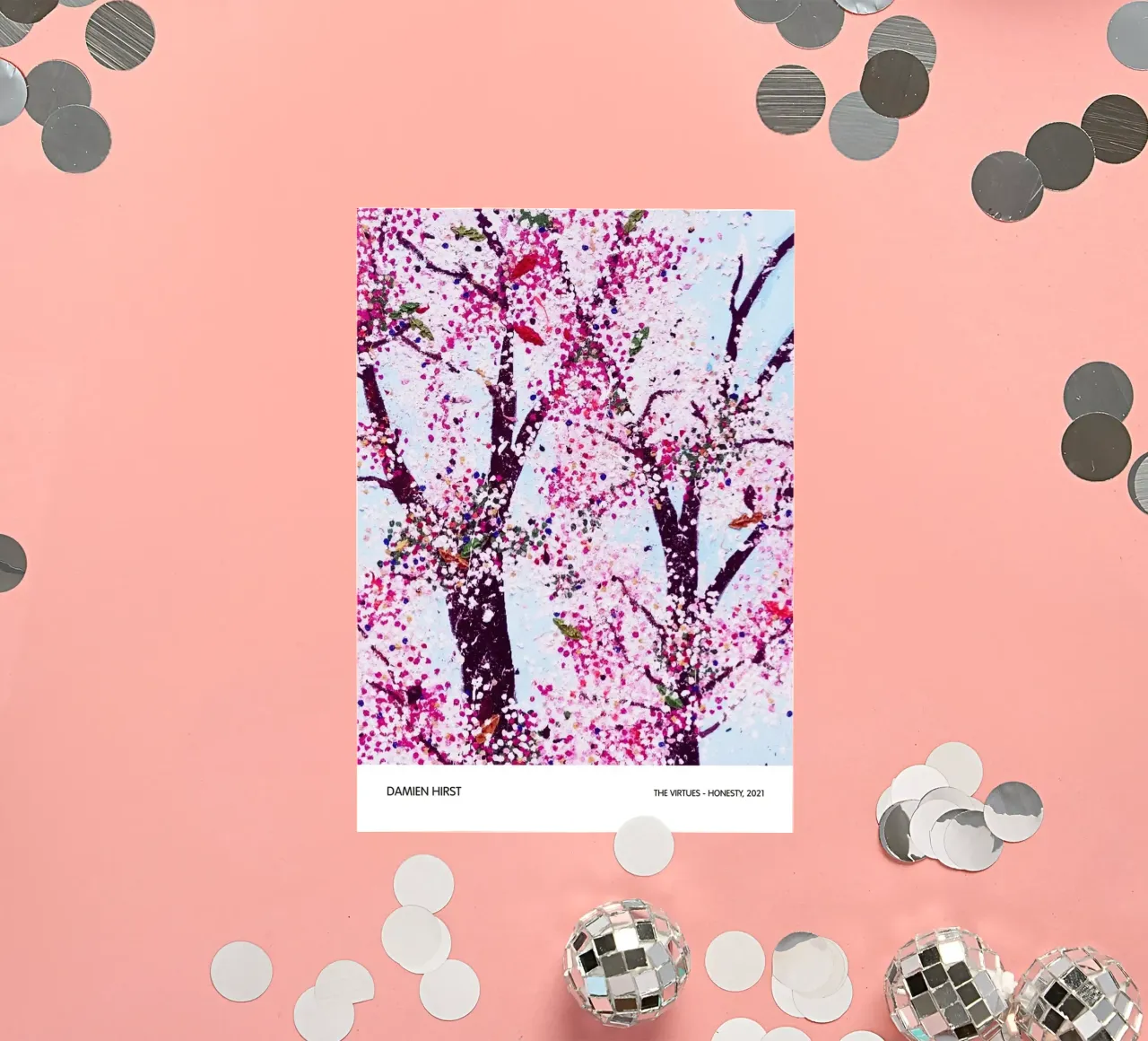 Damien Hirst Albero di ciliegio in fiore adesivo da Romeyoprints