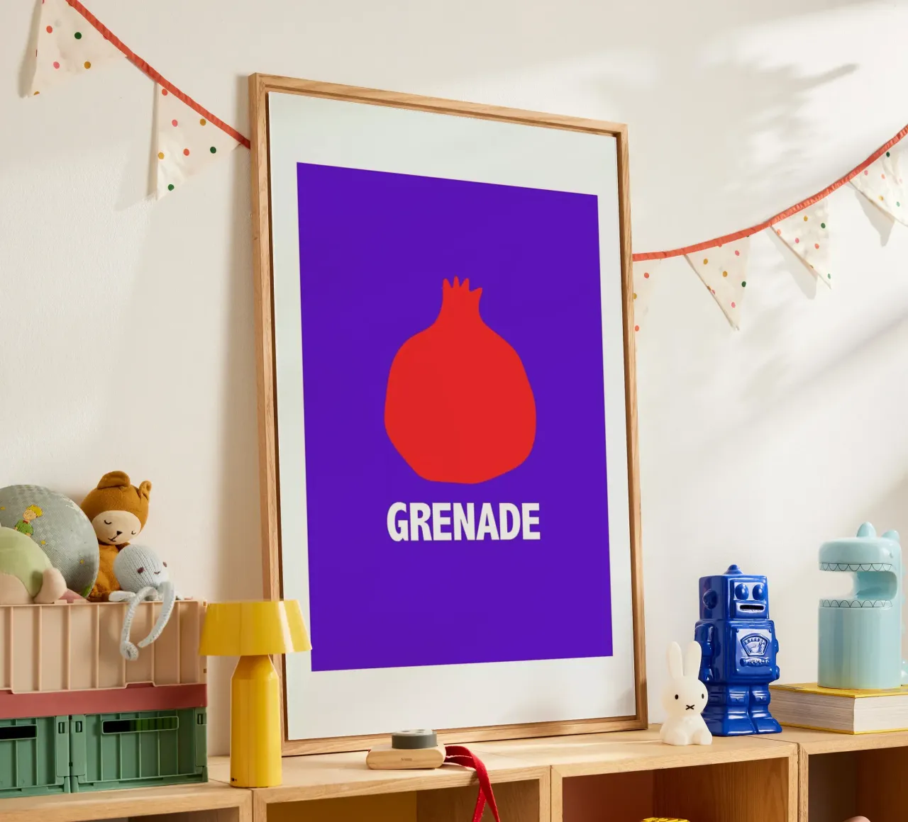 Grenade Blue plexiglass da Mottos by Sinan Saydik