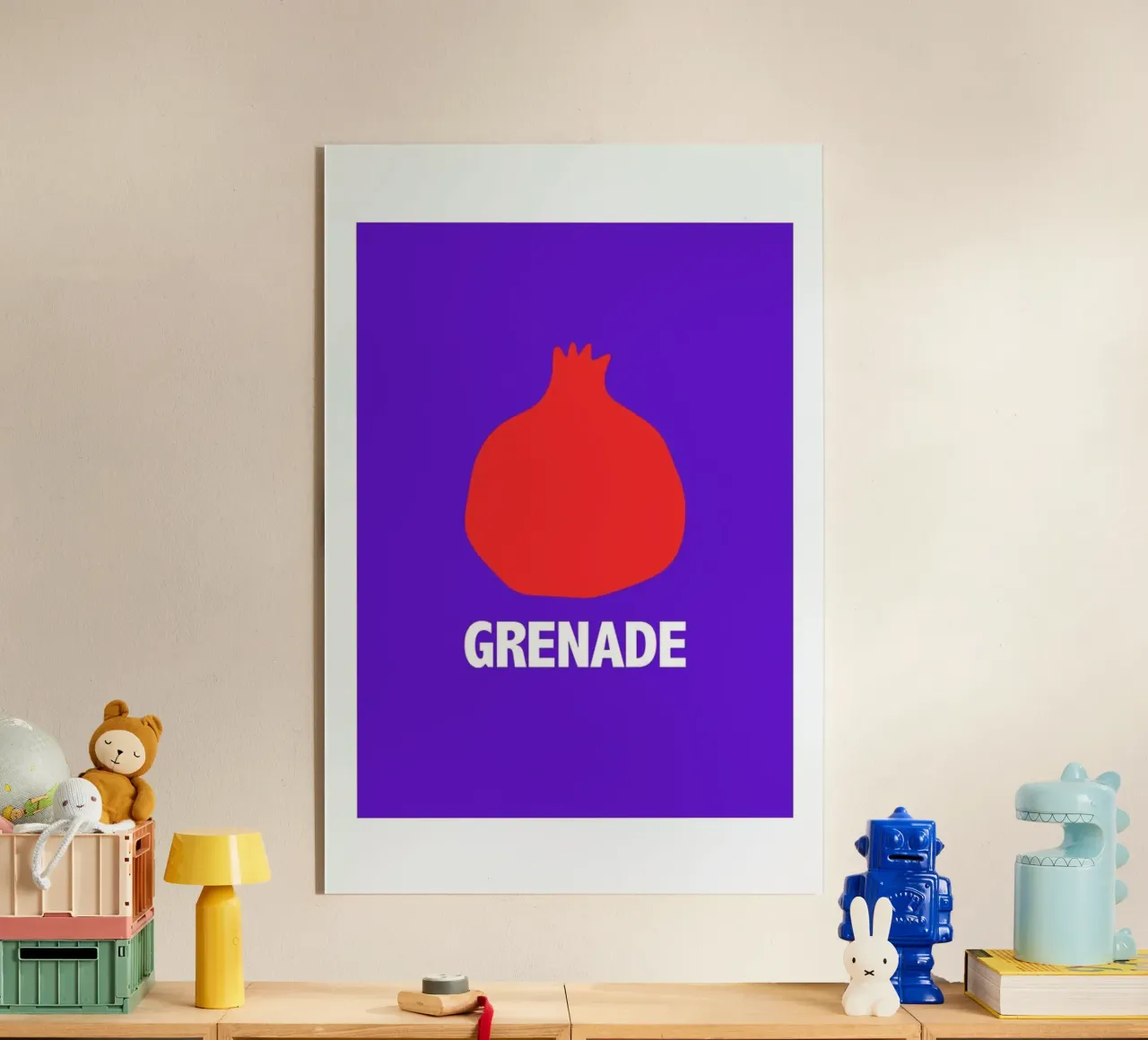 Grenade Blue plexiglass da Mottos by Sinan Saydik