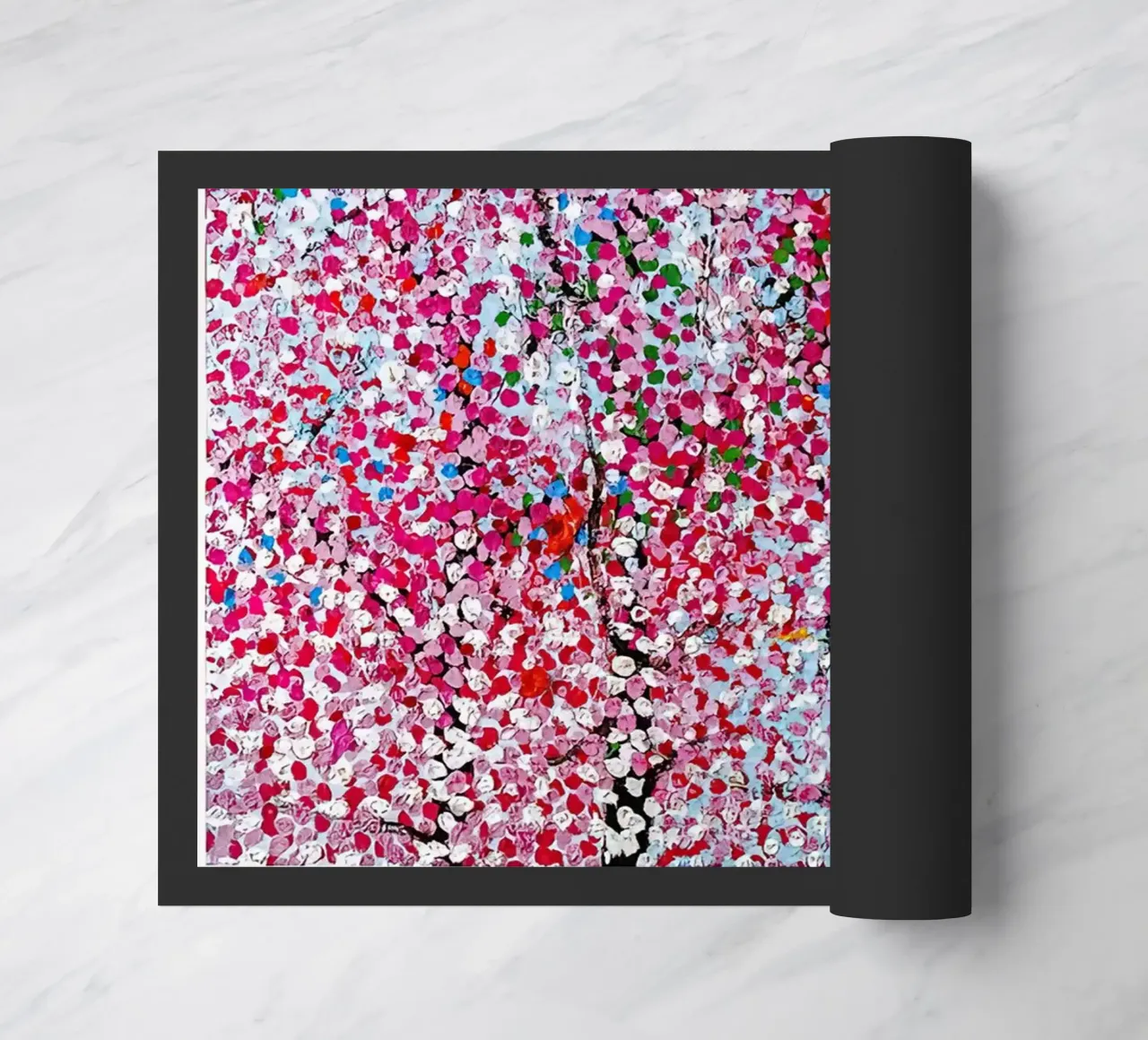 Damien Hirst Blossom Exposition doormat by Romeyoprints
