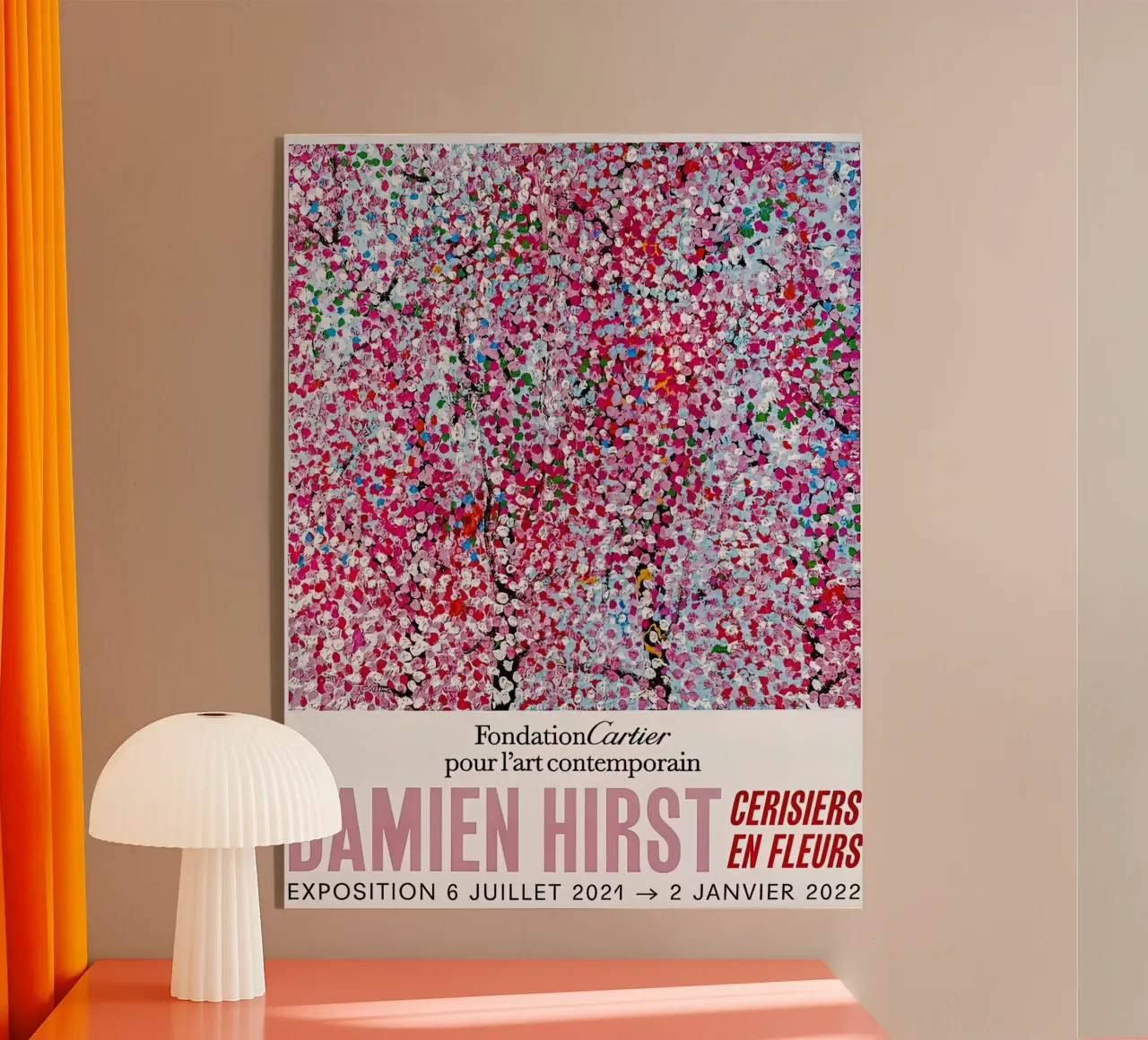 Damien Hirst Blossom Exposition acrylic glass by Romeyoprints