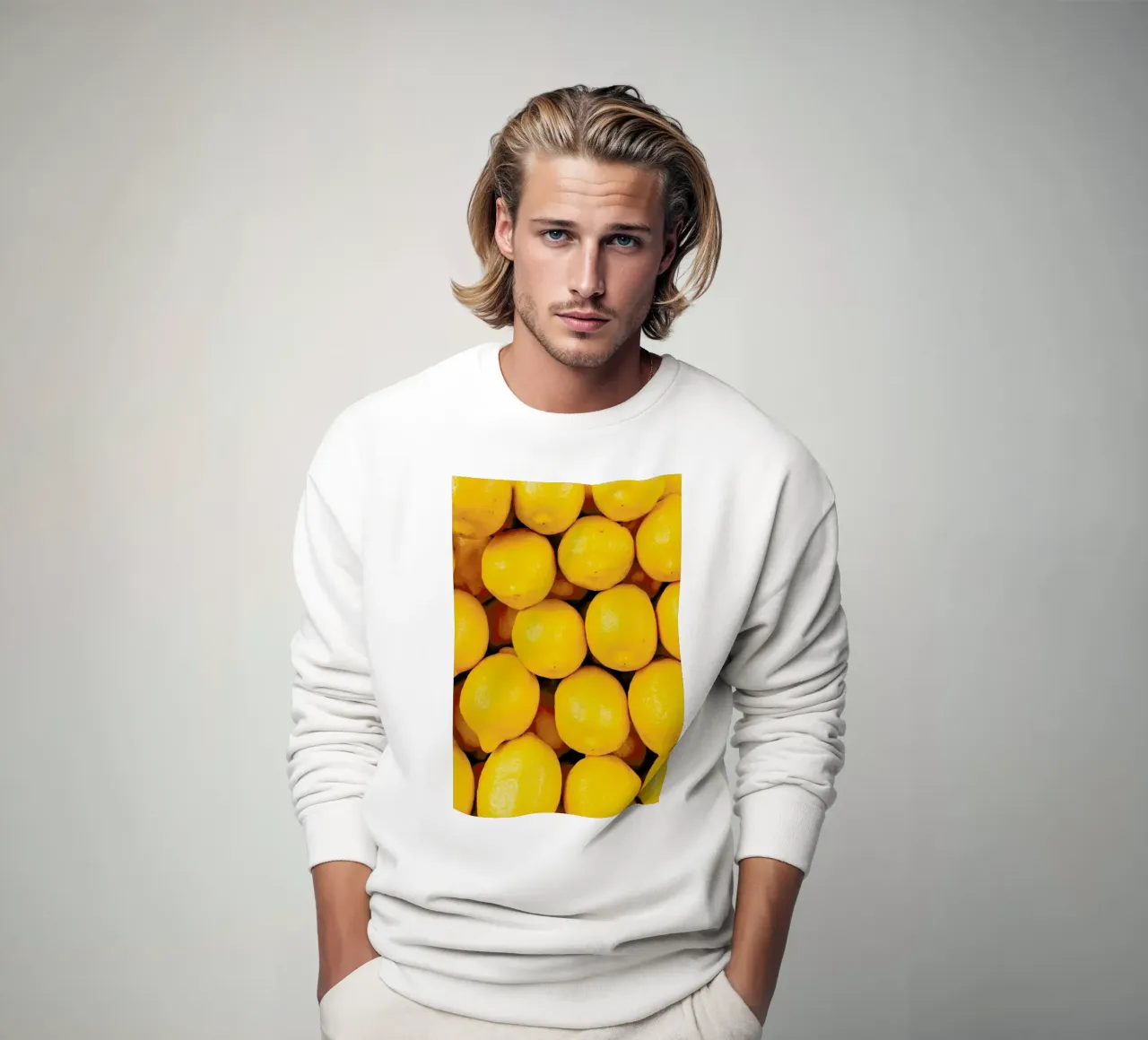 Yellow Lemons felpa da Sebastian Hilgetag