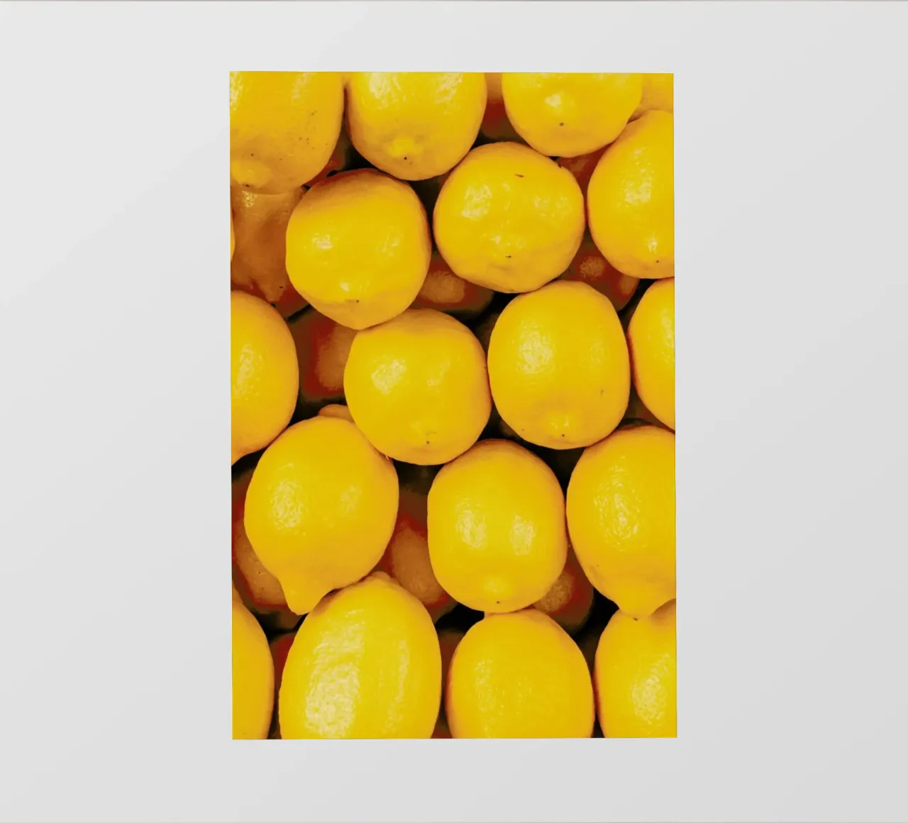 Yellow Lemons PVC Plane von Sebastian Hilgetag