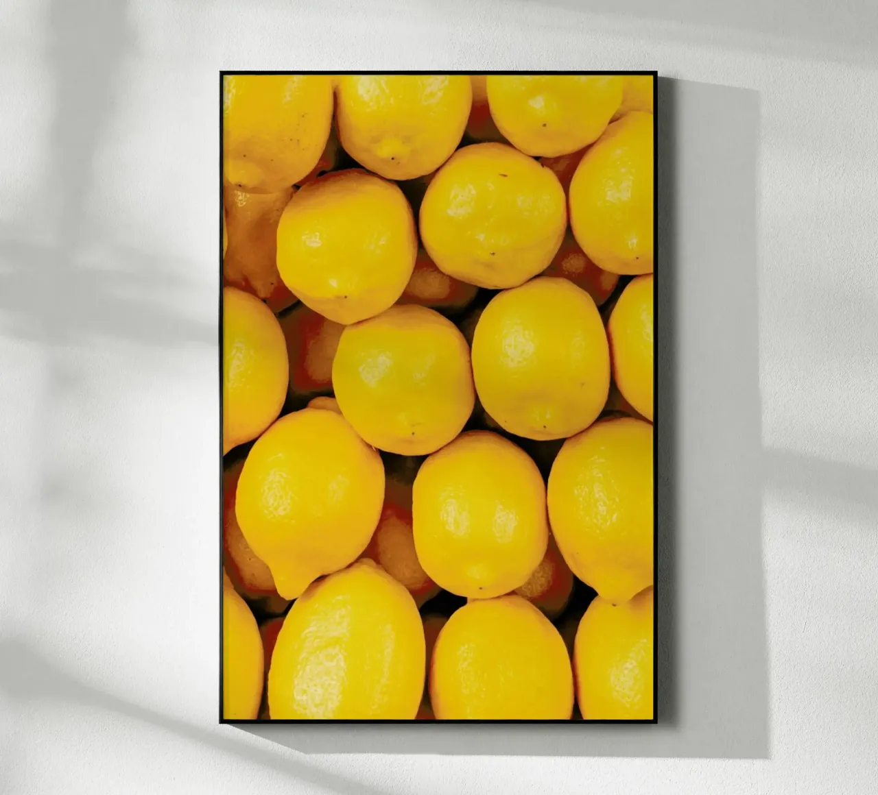 Yellow Lemons plexiglass da Sebastian Hilgetag