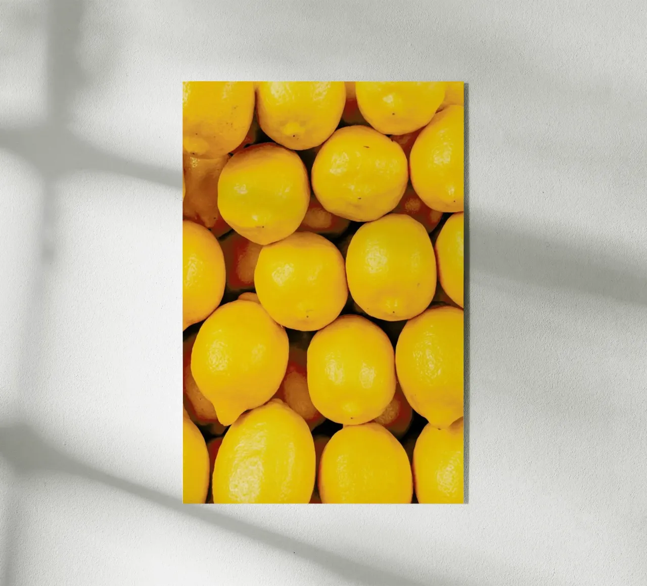 Yellow Lemons plexiglass da Sebastian Hilgetag