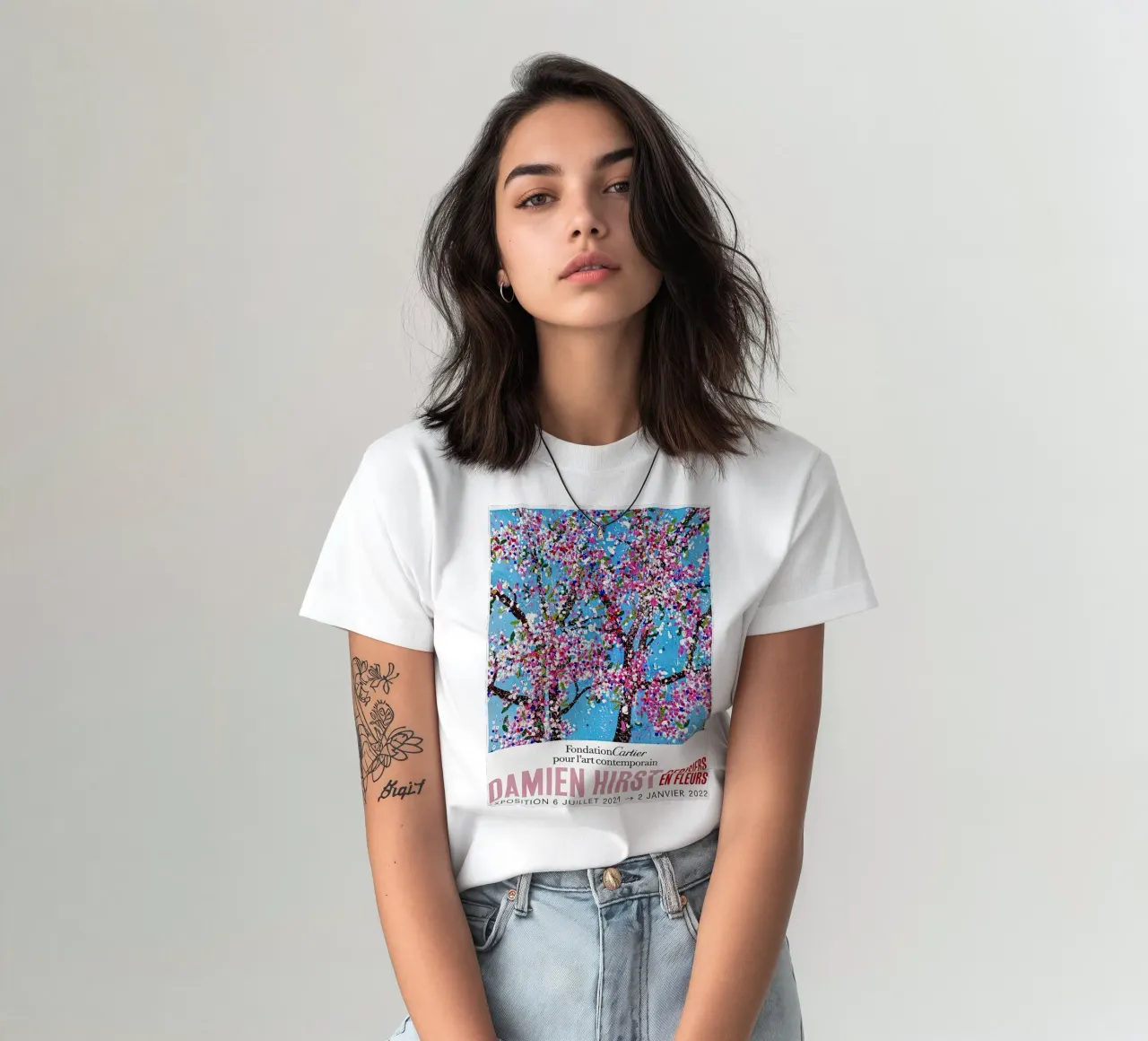 Damien Hirst Exposition Tree t-shirt by Romeyoprints