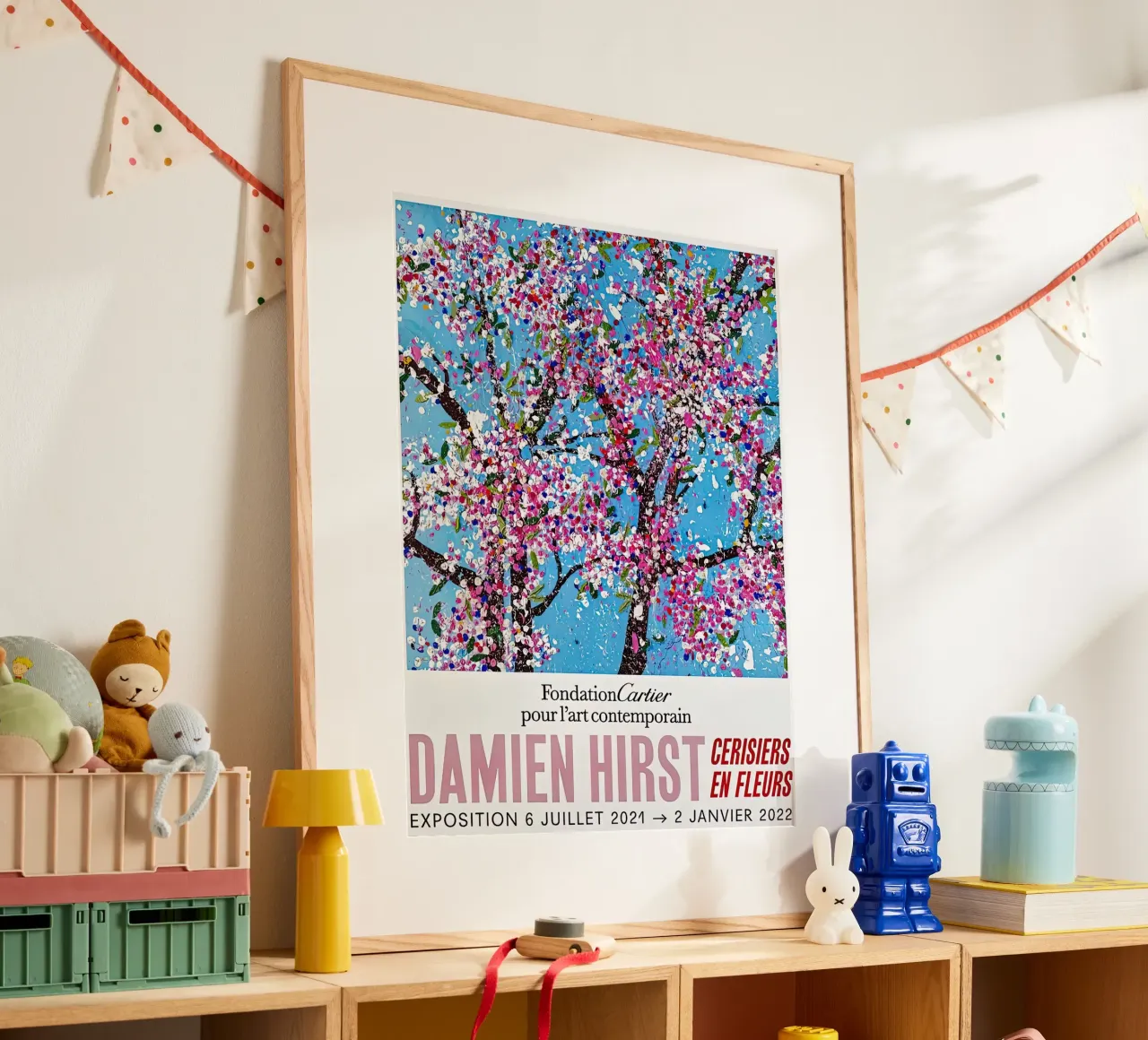 Albero dell'esposizione di Damien Hirst poster con telaio in plastica da Romeyoprints
