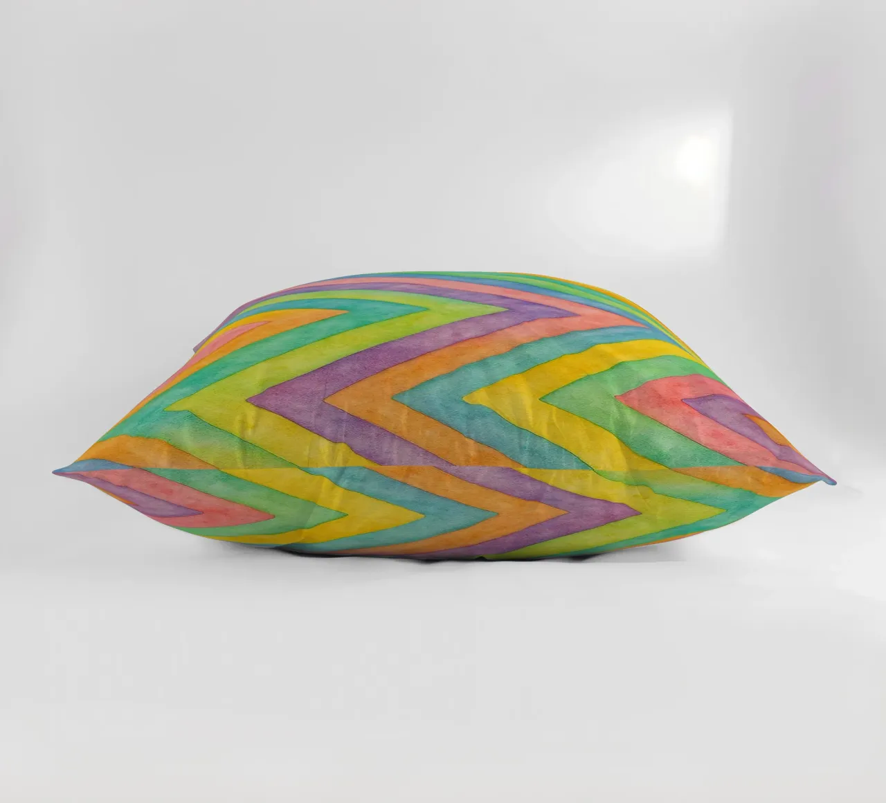 abstract geometric corner line decorative cushion by arkhanz