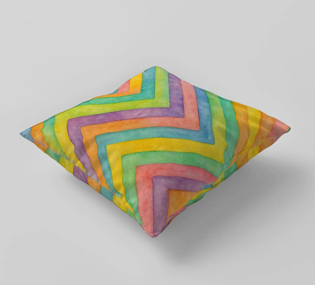 abstract geometric corner line decorative cushion by arkhanz
