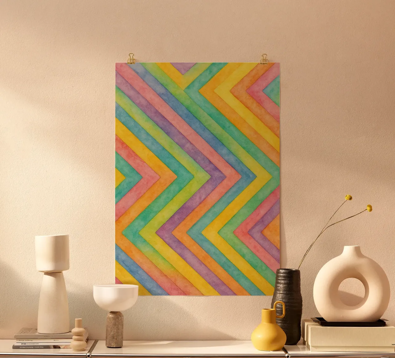 abstract geometric corner line hahnemühle by arkhanz