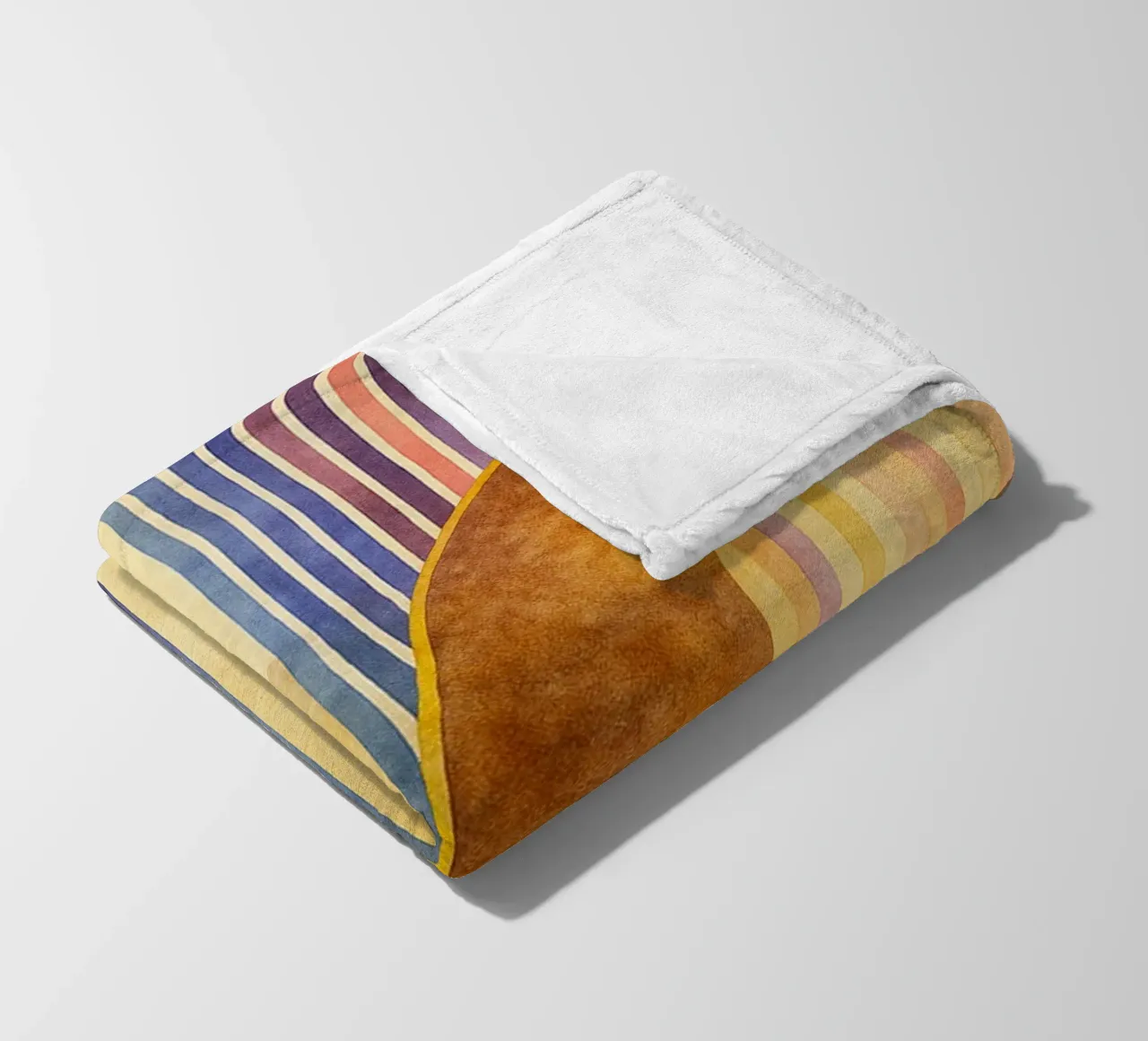 linea geometrica astratta di luna crescente coperta in pile da arkhanz