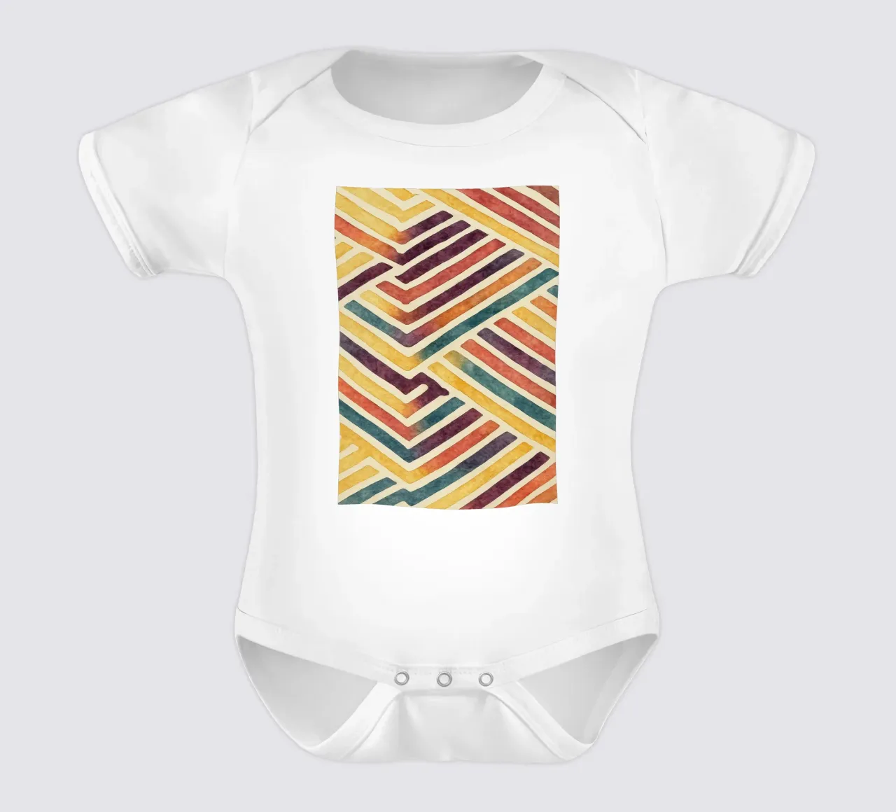 abstracto geométrico línea torcida body de bebé de arkhanz